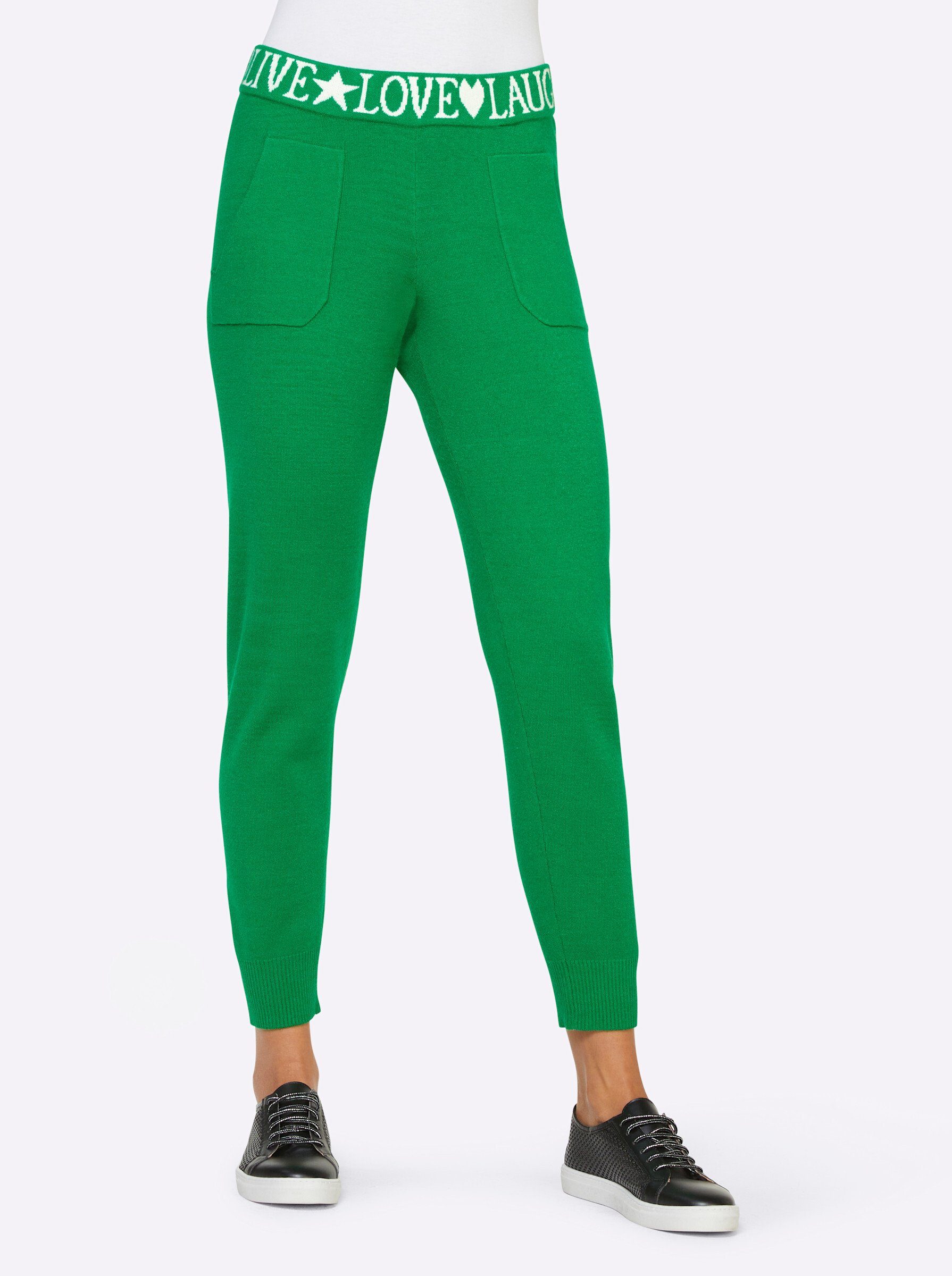 heine Jerseyhose Strickhose Innenbeinlänge ca.71 cm günstig online kaufen