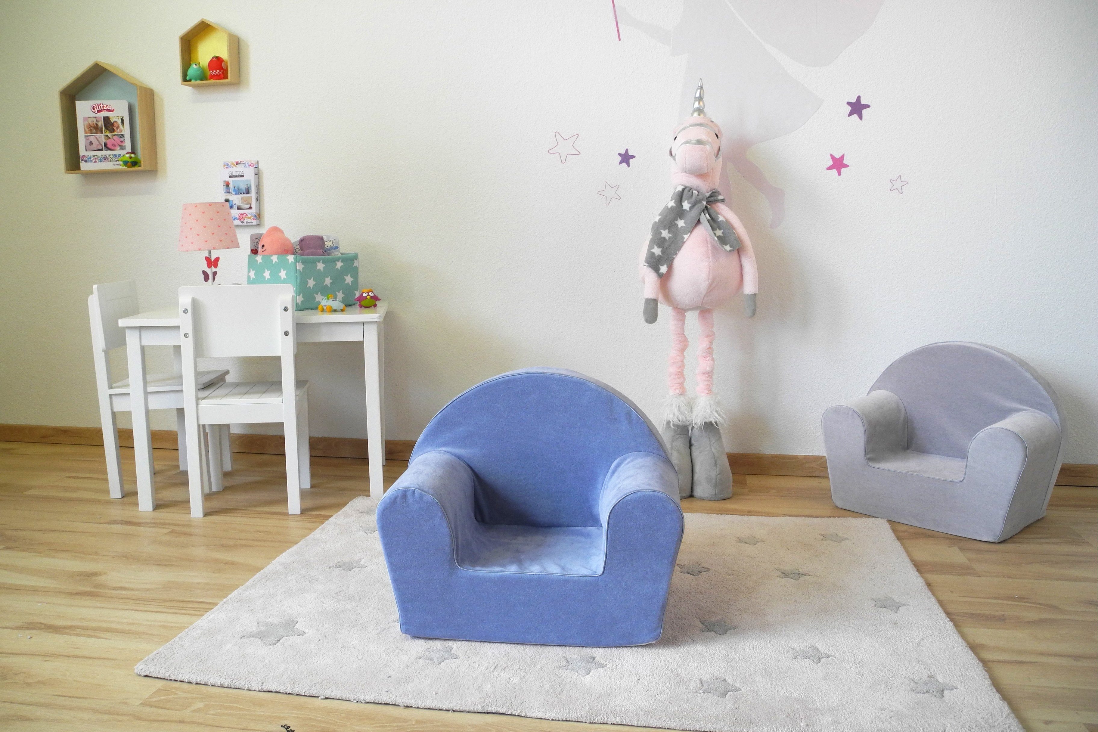 Knorrtoys® Sessel Soft Blue, für Kinder; Europe in Made