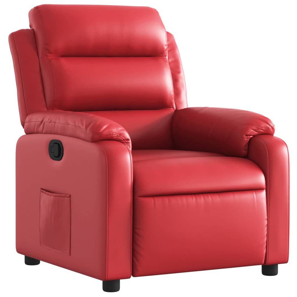 Sessel Relaxsessel Rot Kunstleder