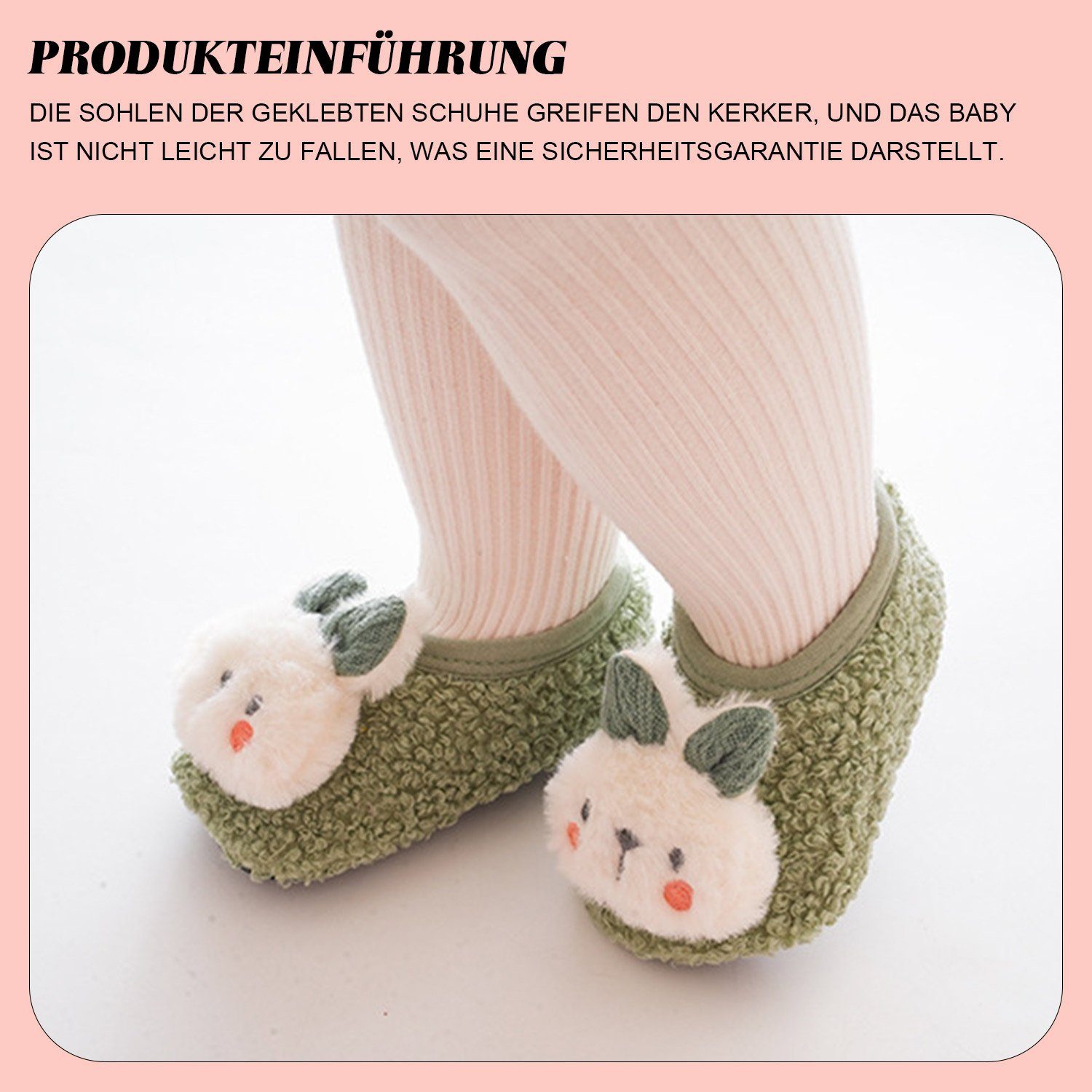 Babyschuhe Daisred Krabbelschuh Grün Jungen Mädchen Babystiefel Laufschuhe