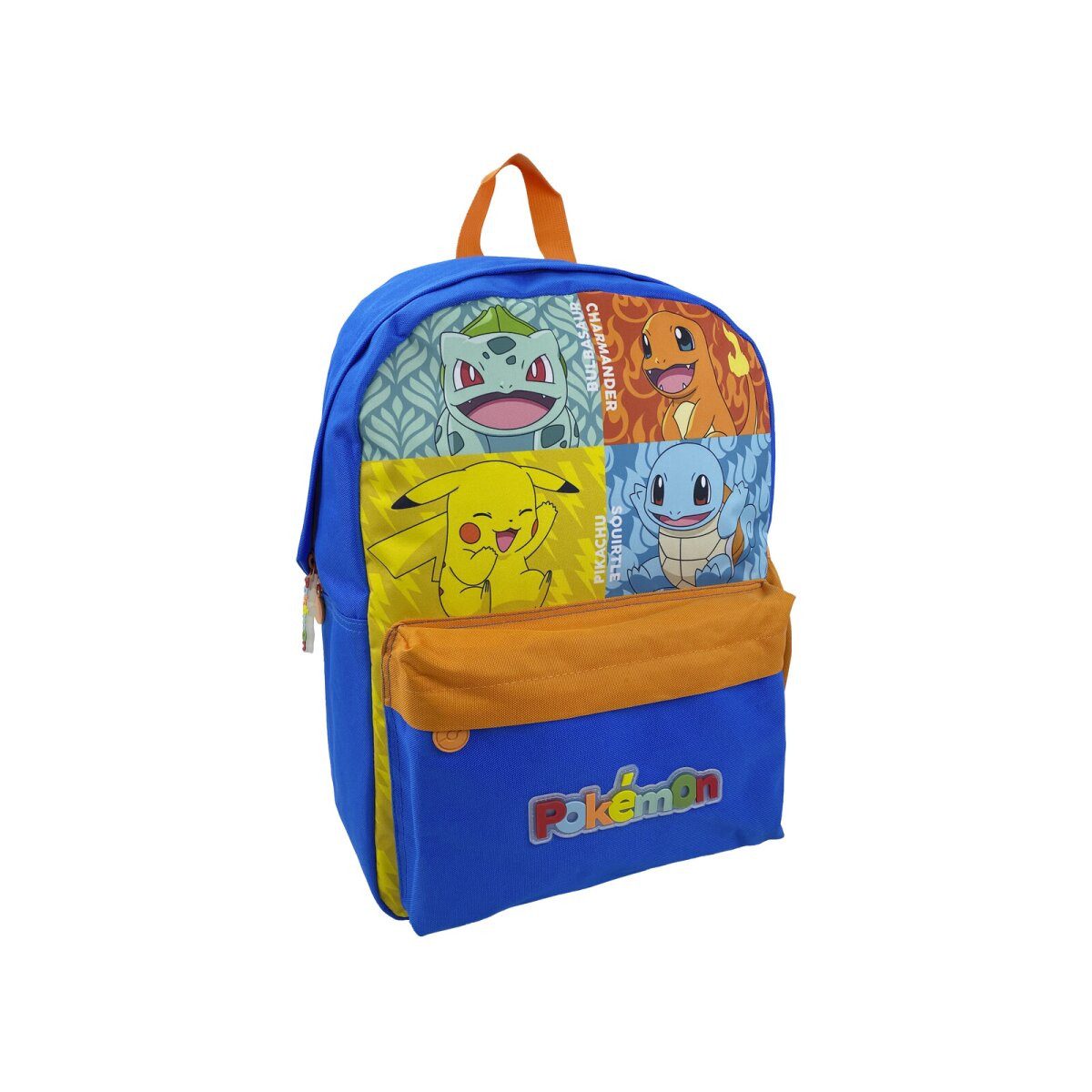 POKÉMON Kinderrucksack Pokémon Rucksack Kinder mit 2 Fächern und Netzseitentasche 30x15x40cm (1-tlg)