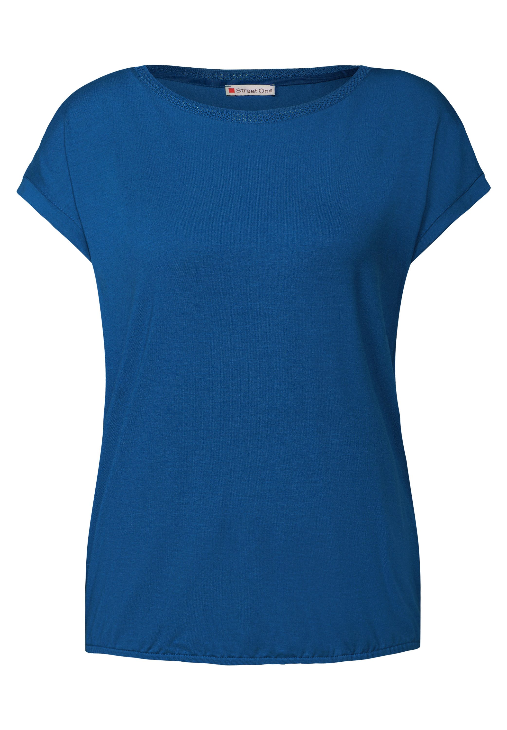 STREET ONE T-Shirt mit U-Boot-Ausschnitt