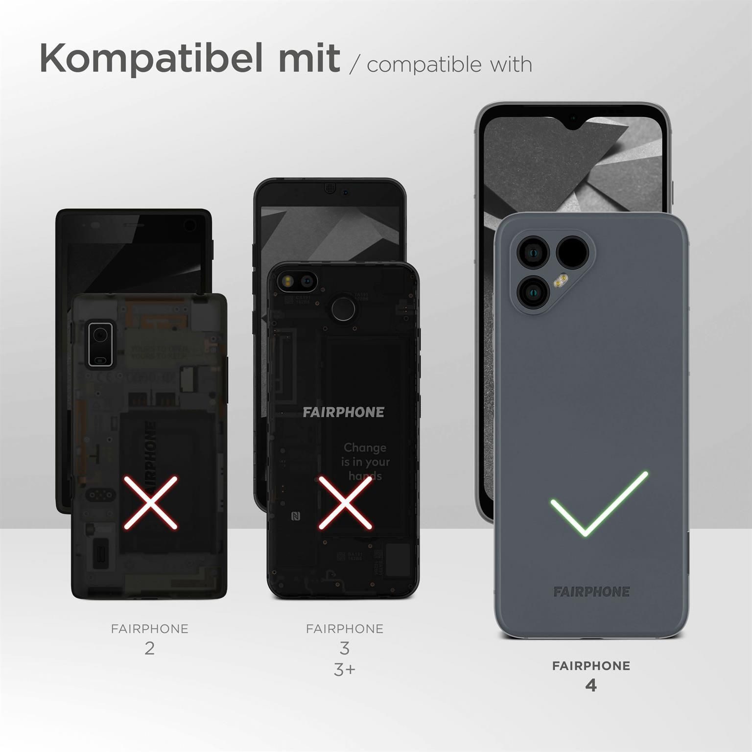 ONEFLOW Laufgürtel für Fairphone 4 Lauftasche ActivePro Belt Grau Sport Handytasche zum Joggen Damen Herren Bauchtasche Handy Running