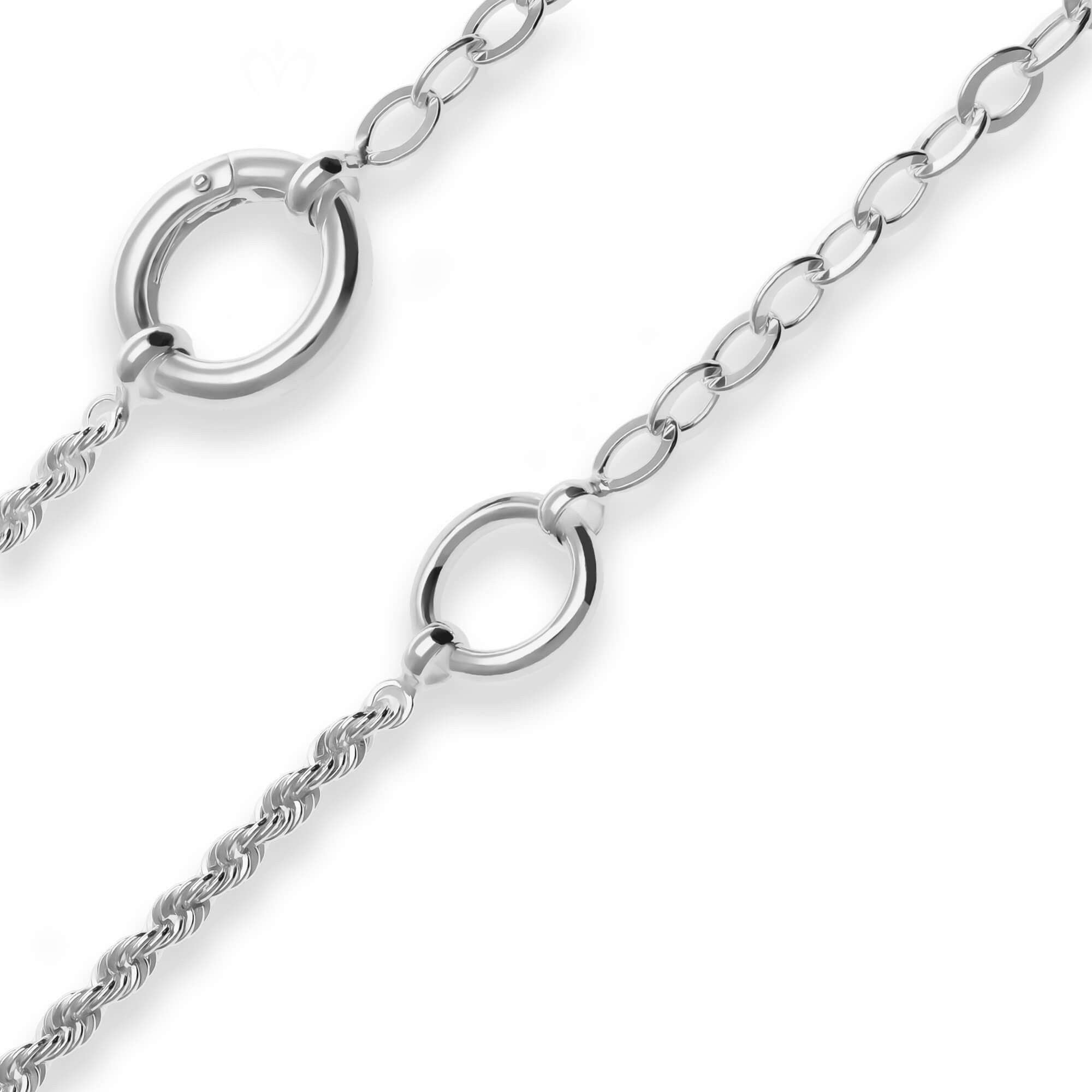 Silberkette 4mm Fantasiekette aus 925 Silber 42cm
