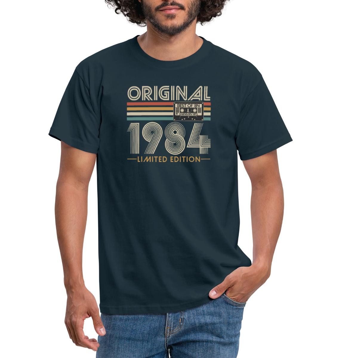 Spreadshirt T-Shirt Retro Best of 1984 Limited Edition 40. Geburtstag Männe günstig online kaufen