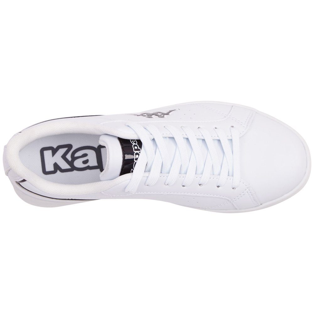 Kappa Sneaker mit irisierenden Details white-navy