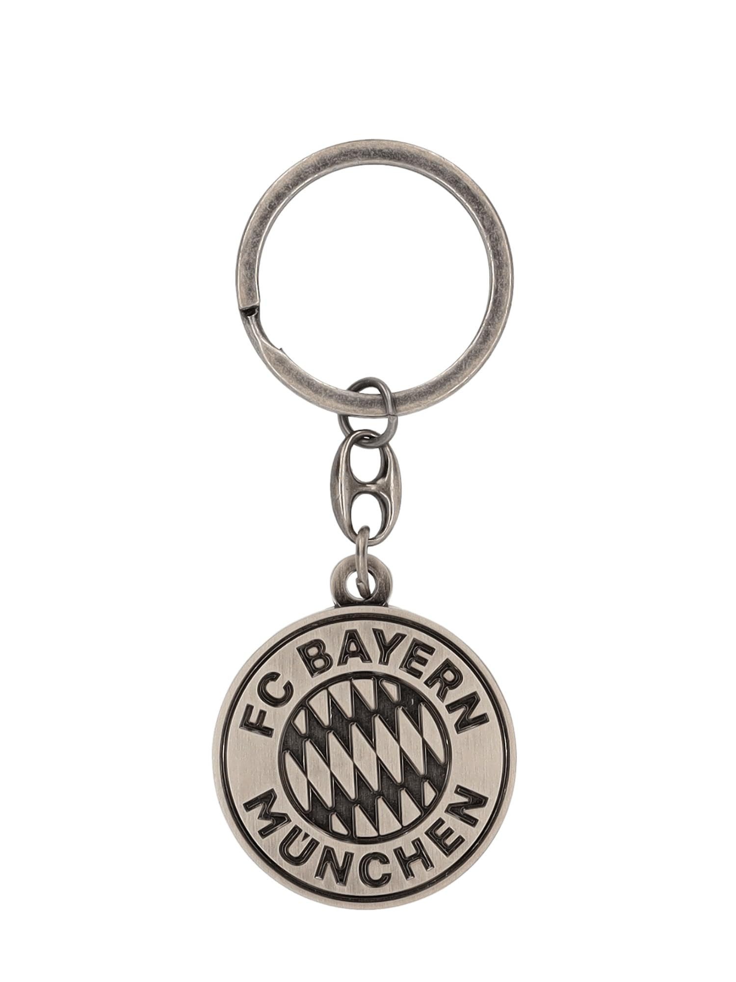 FC Bayern München Schlüsselanhänger FC Bayern München, Schlüsselanhänger Wiesn Logo FCB, Silber