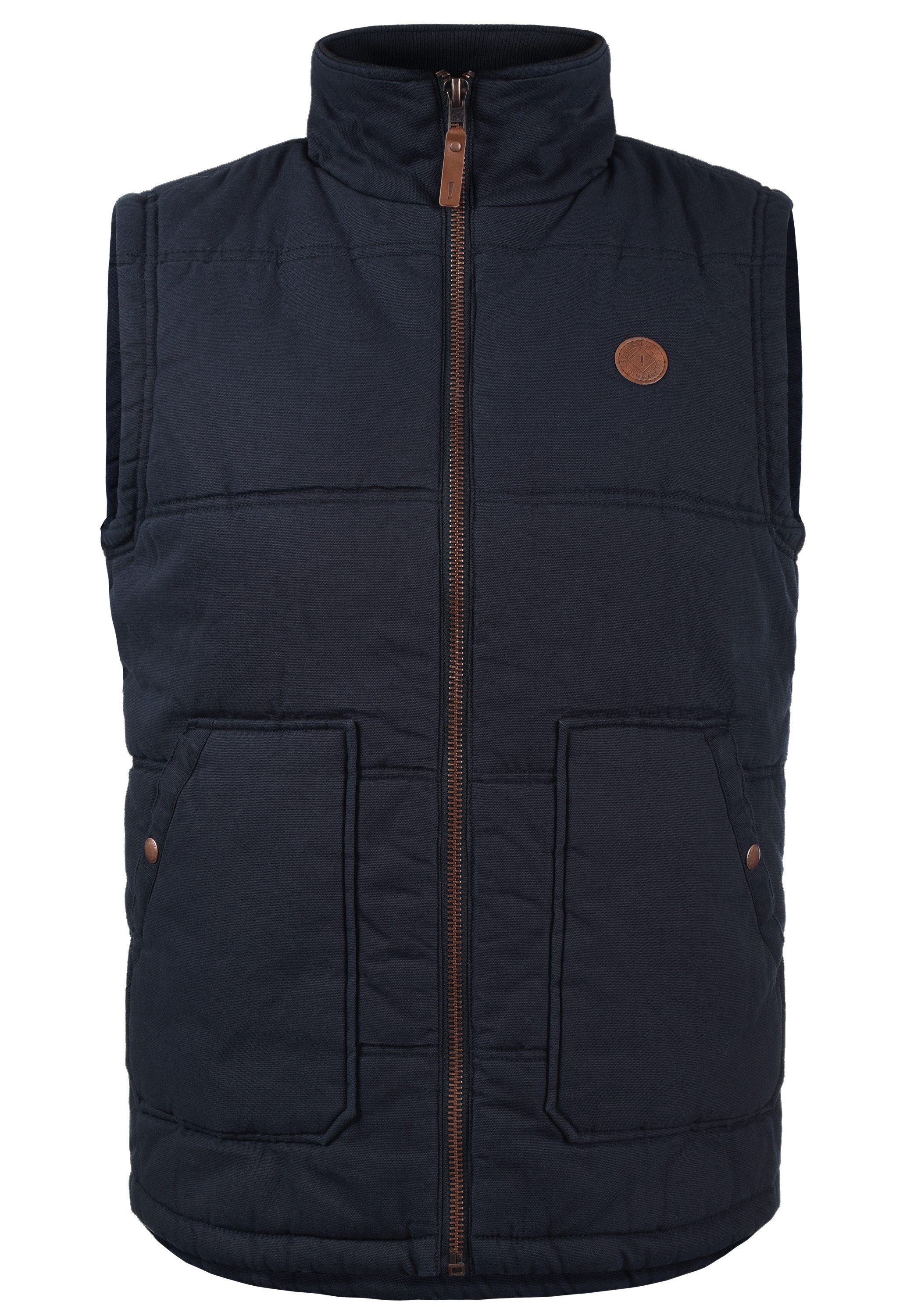 !Solid Kurzweste SDFredolin trendige Weste mit Stehkragen