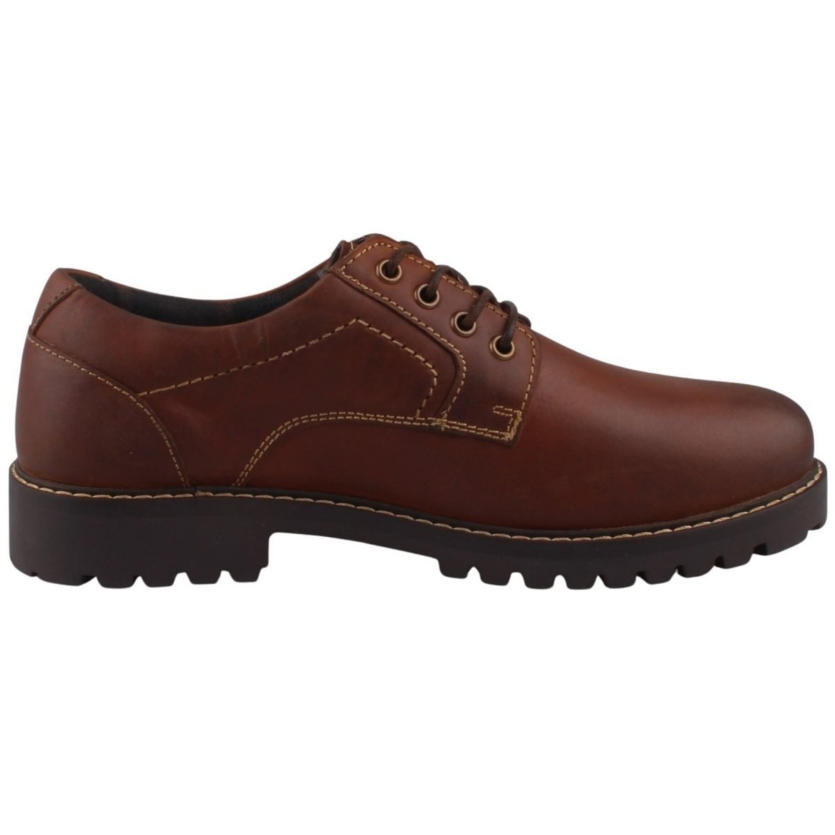 Dockers by Gerli 57IR001-402440 Schnürschuh Halbschuhe aus Leder mit robuster Profilsohle