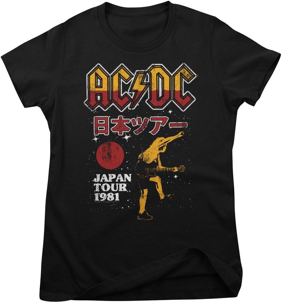 AC/DC T-Shirt AC/DC Japan Tour 1981 Girly Tee