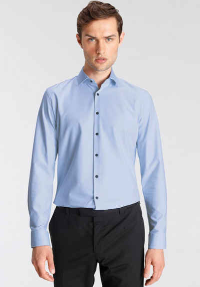OLYMP Businesshemd No. Six super slim Jersey-Hemd