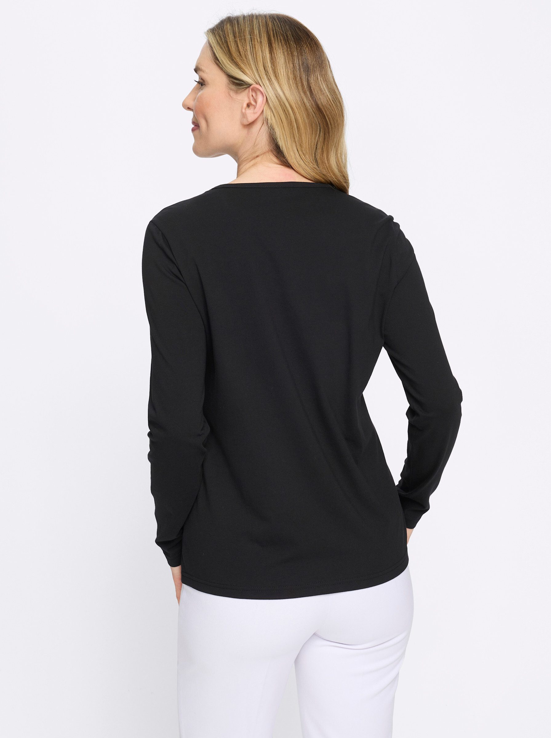 Sieh an! T-Shirt Langarm-Shirt Langarm – Bild 2 von 5