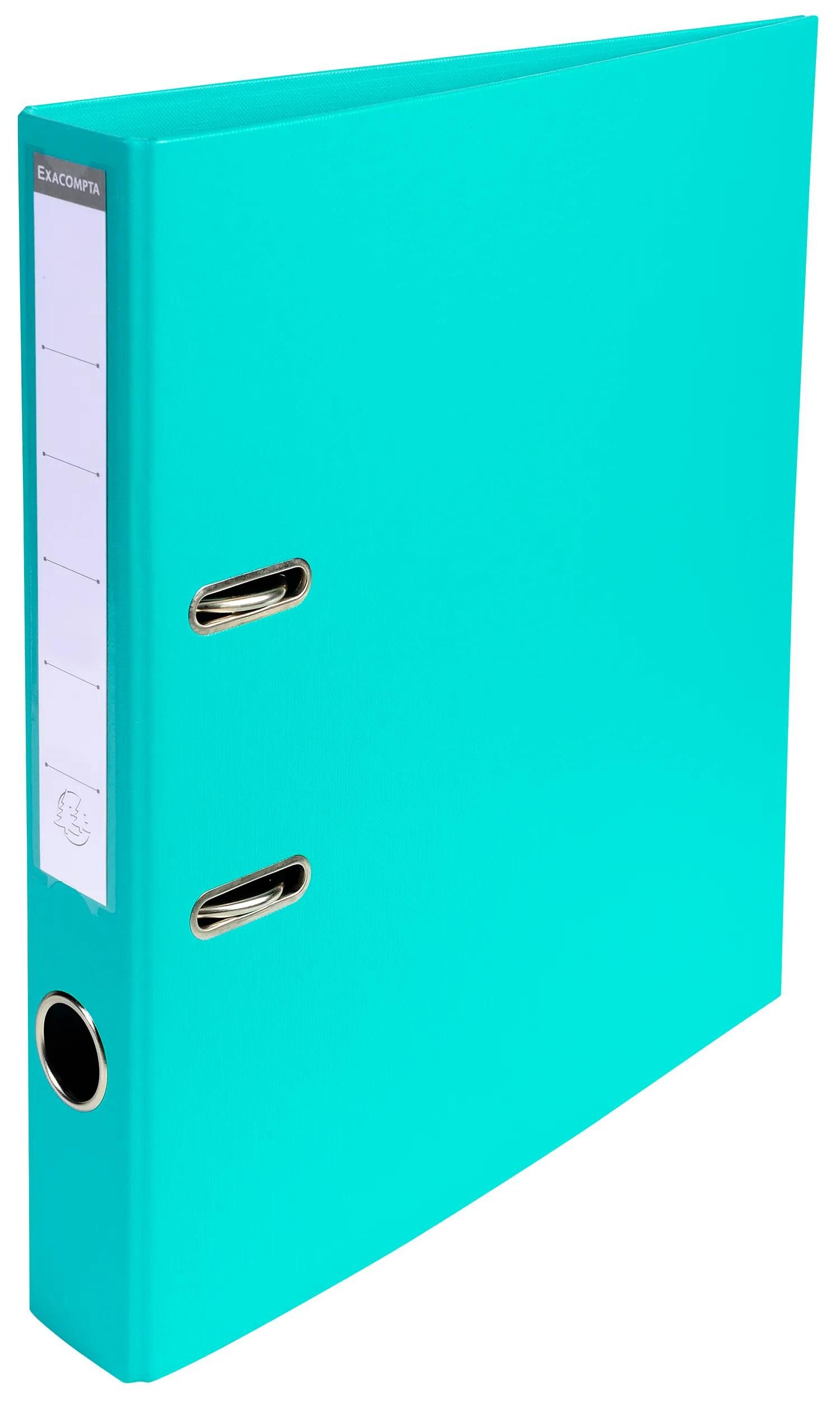 EXACOMPTA Aktenordner 10x Ordner Prem'Touch PVC Rücken 50mm 32x29cm A4 Maxi Hellgrün 53503E, Ordner Kunststoff