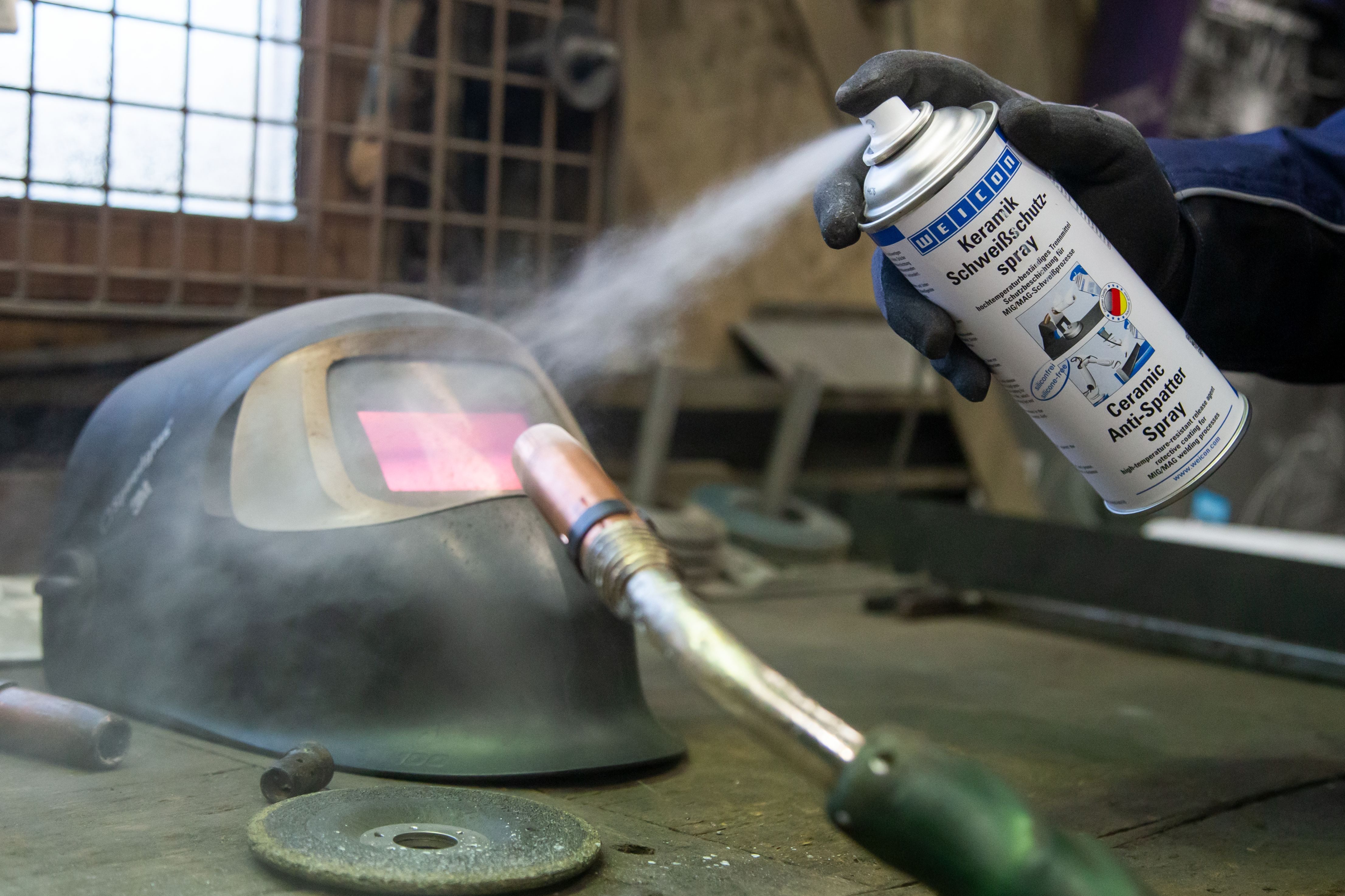 WEICON Formen-Trennspray Keramik Schweißschutzspray, 0.4, hochtemperaturbeständiges Trennmittel