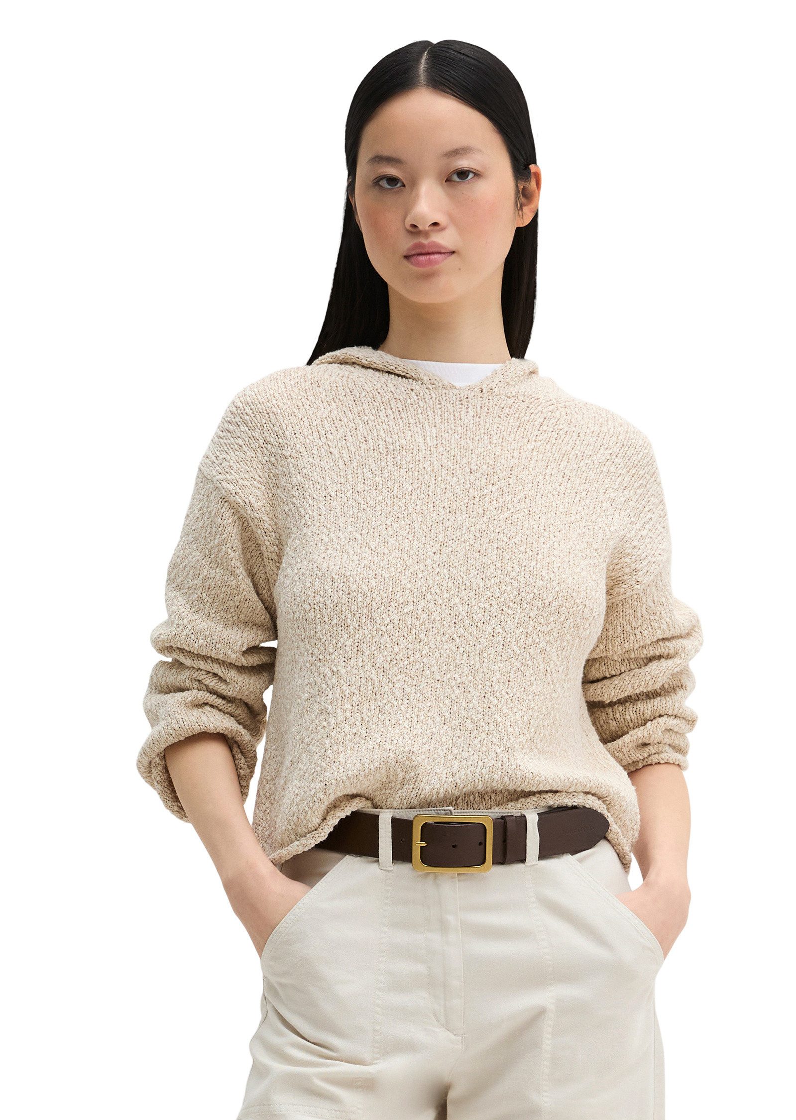 Marc O'Polo Strickpullover aus Organic-Cotton-Mix-Slub