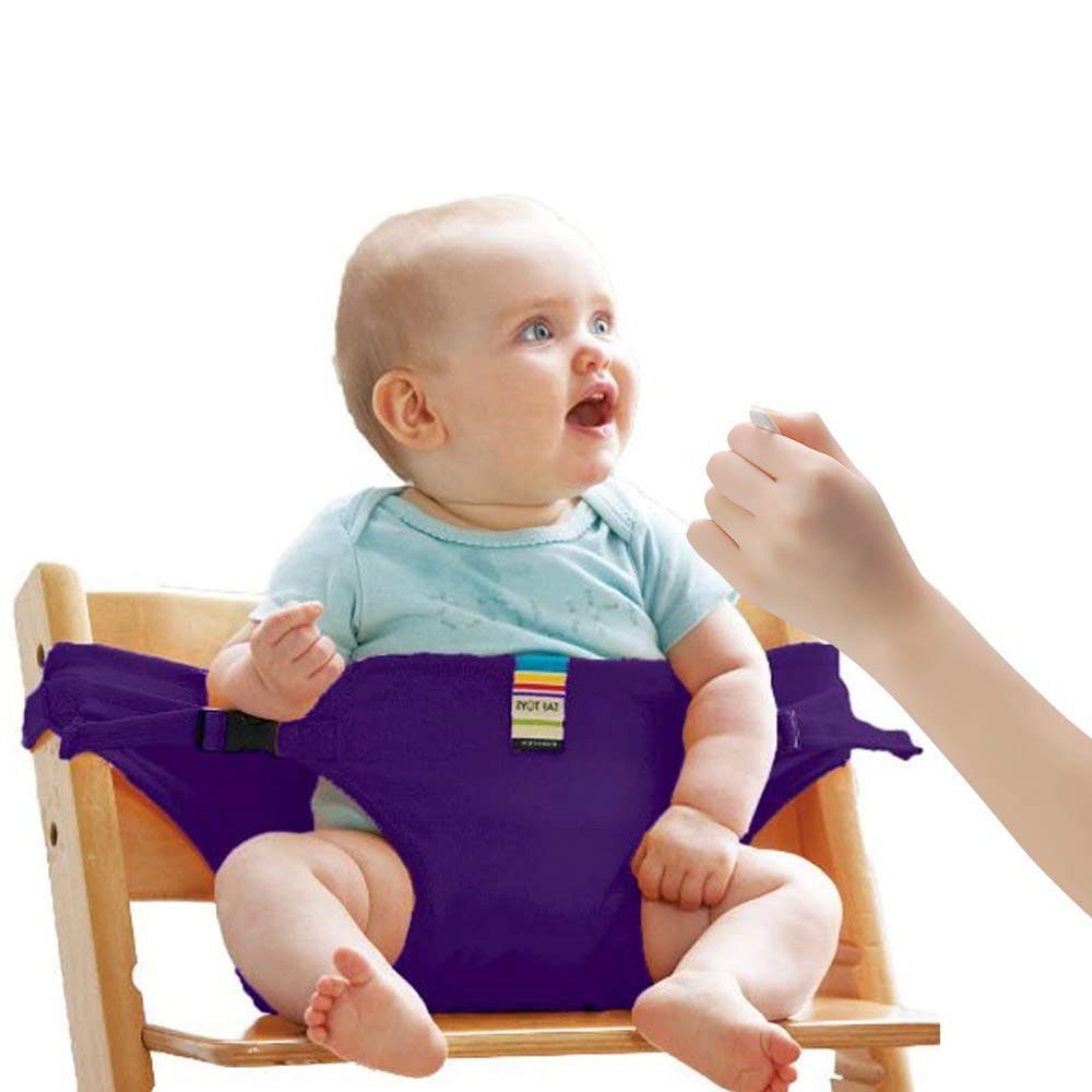 Violett Tragbarer Stuhl-Sitzgurt für Jormftte Baby Hochstuhl-Gurt Sicherheitsgurt Hochstuhl,für