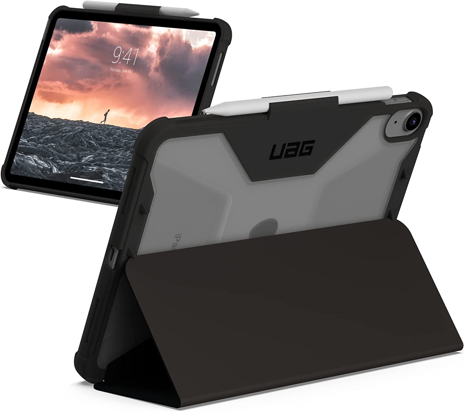 UAG Tablet-Hülle Plyo SE - Apple iPad 10,9 (2022) Hülle 10,9 Zoll, [Apple Pencil Halterung, Wake / Sleep]