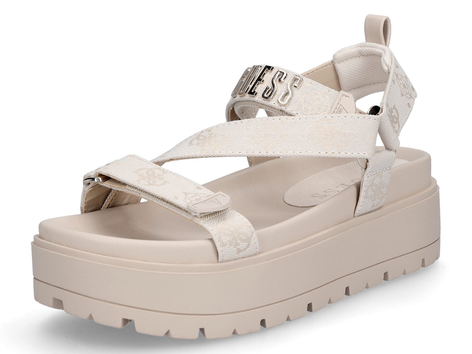 Guess Guess Damen Sandale Fetta beige Sandale günstig online kaufen