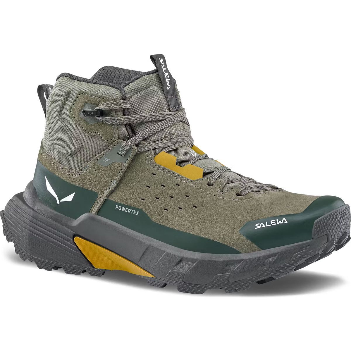 Salewa Pedroc 2 Leather Mid Powertex M Hikingschuh Leichter, wasserdichter Speed Hiking Schuh aus Veloursleder mit