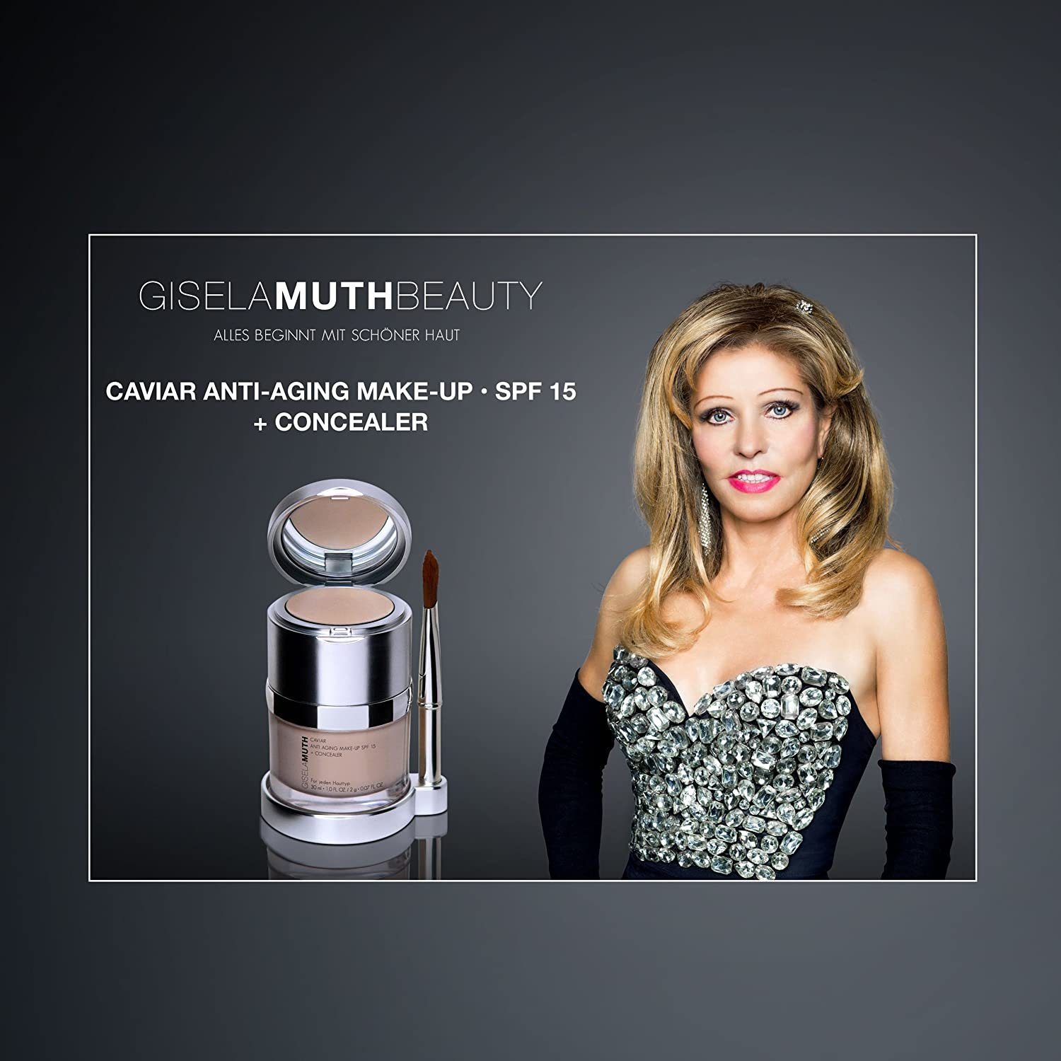 GISELAMUTHBEAUTY Anti-Aging-Creme CAVIAR ANTI AGING MAKE-UP SPF 15, 30 g