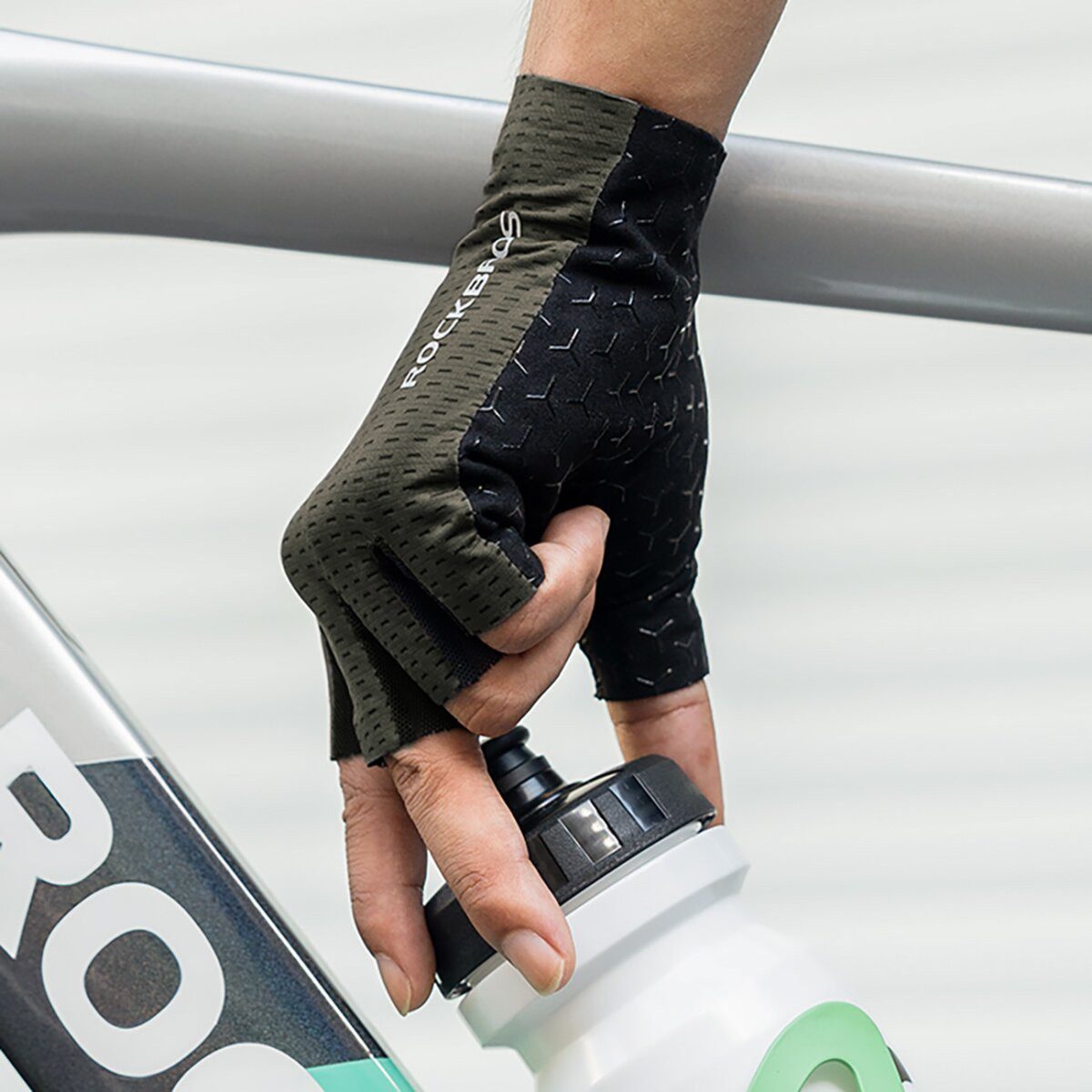 ROCKBROS Fahrradhandschuhe Rockbros Kurzfinger-Fahrradhandschuhe atmungsaktiv