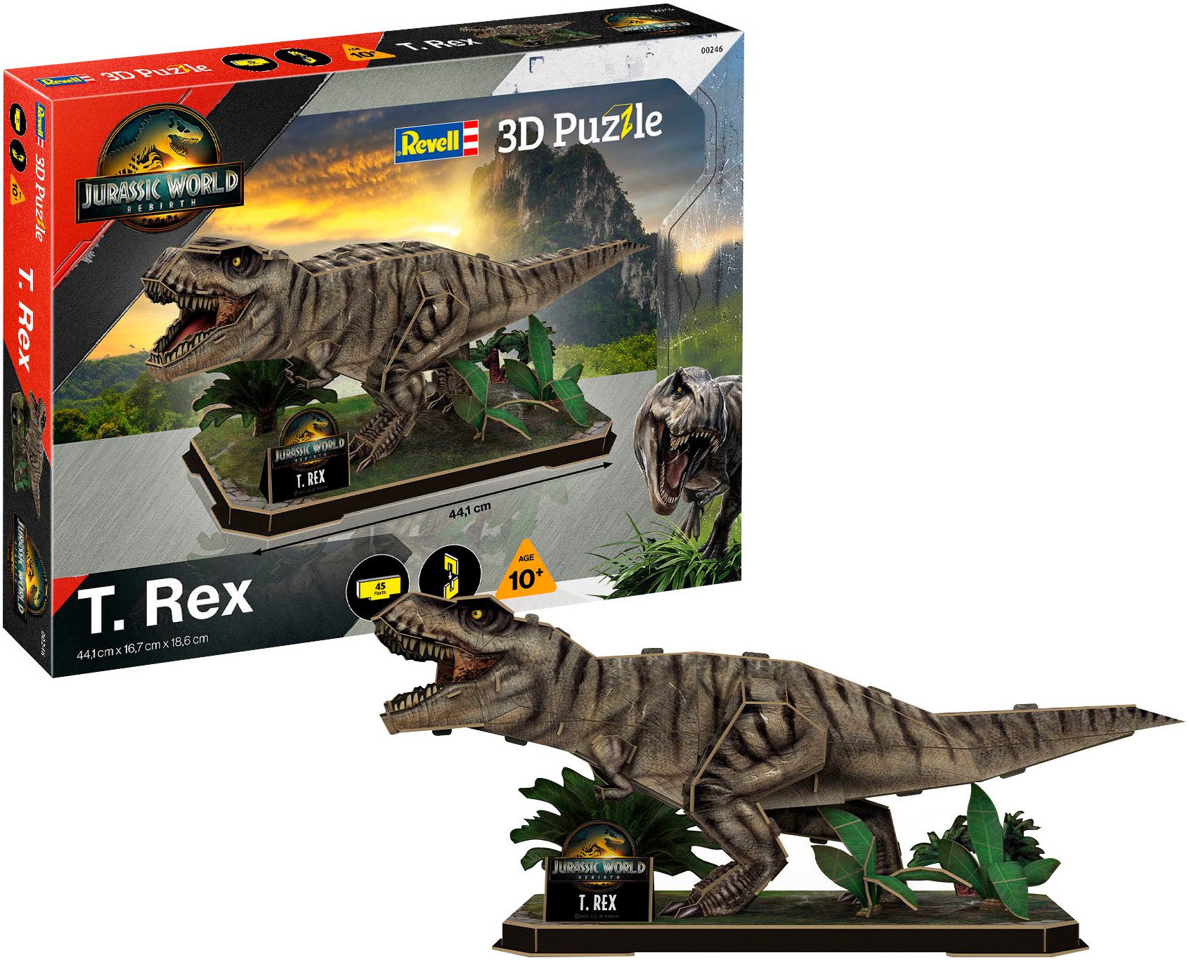 Revell® 3D-Puzzle Jurassic World Rebirth Dinosaurier T.Rex, 45 Puzzleteile günstig online kaufen
