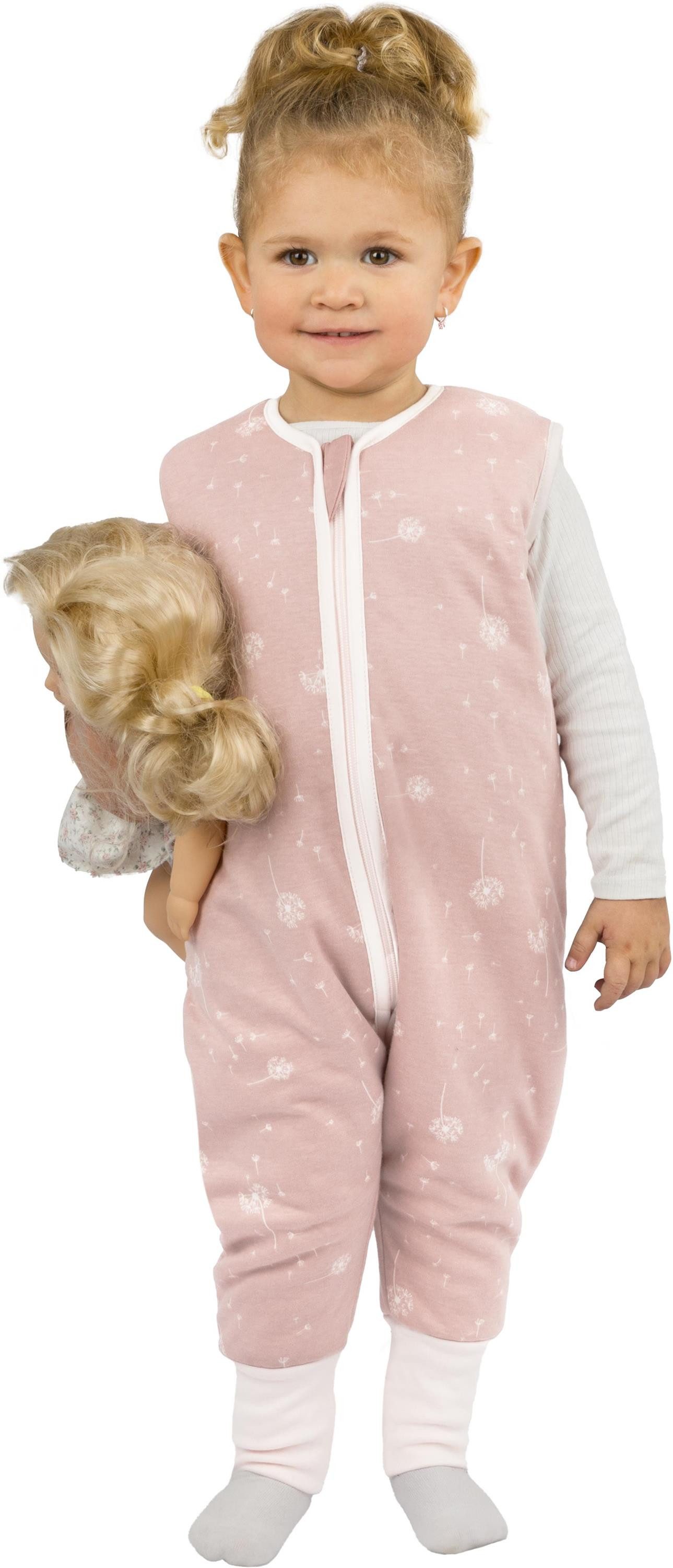 normani Babyschlafsack Baby Schlafsack mit Füßen aus Bio-Baumwolle Nanao – Bild 2 von 5