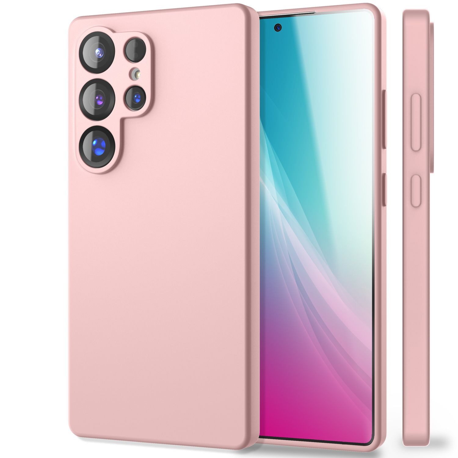 Nalia Smartphone-Hülle Samsung Galaxy S25 Ultra, Phoenix / Flüssigsilikonhülle / Pflegeleicht / Samtig Weiche Haptik