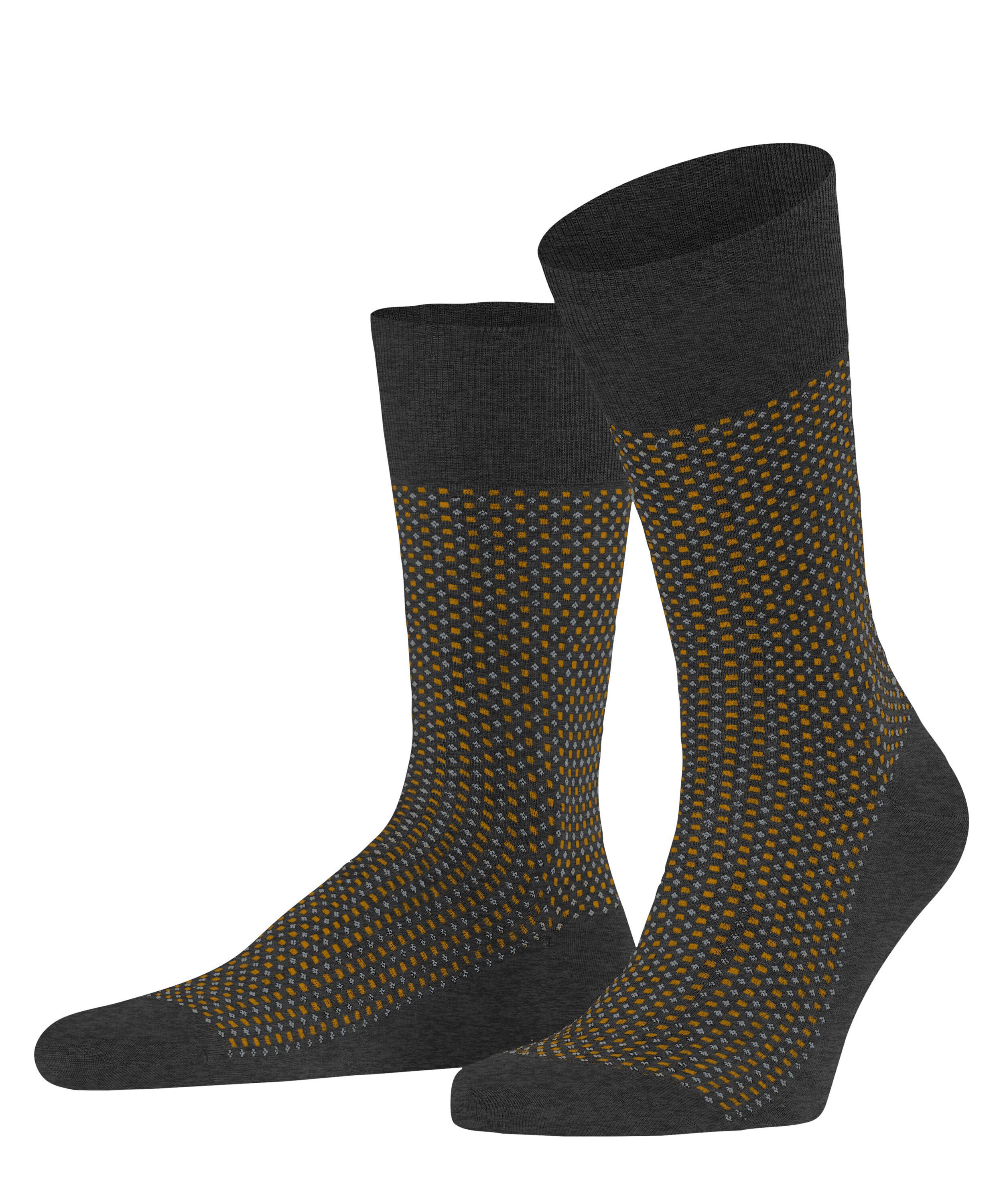 Socken FALKE Tie (1-Paar) Uptown (3095) anthracite mel.