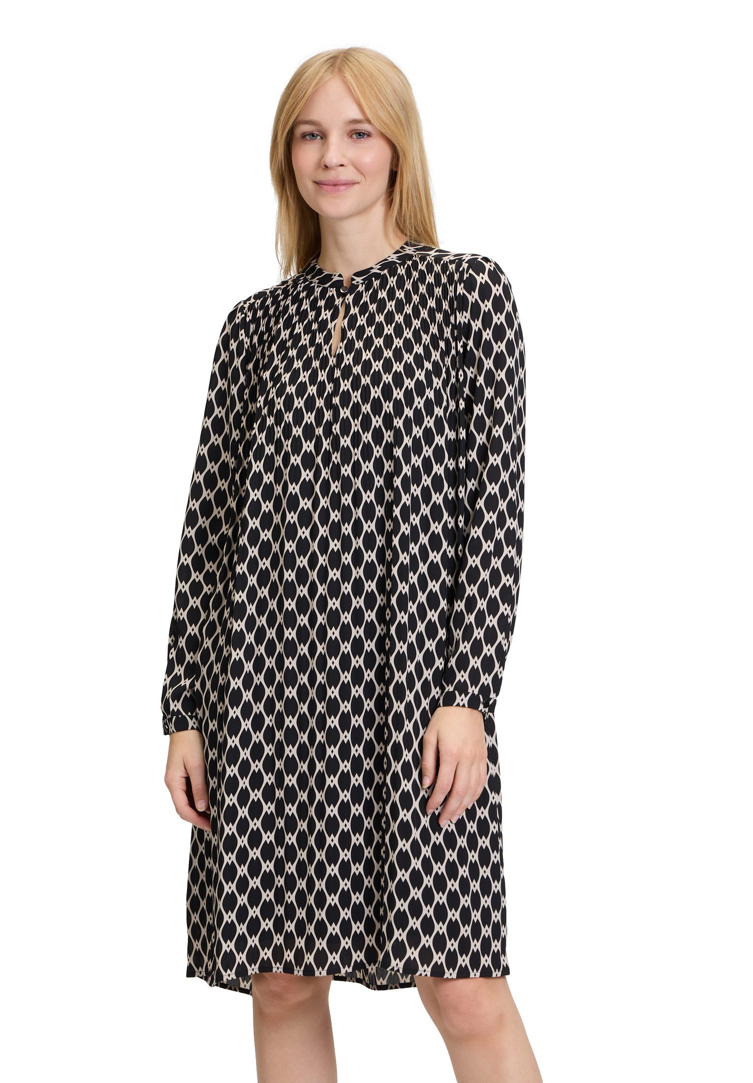 Plisseekleid Betty Barclay Plisseekleid mit 3/4 Arm