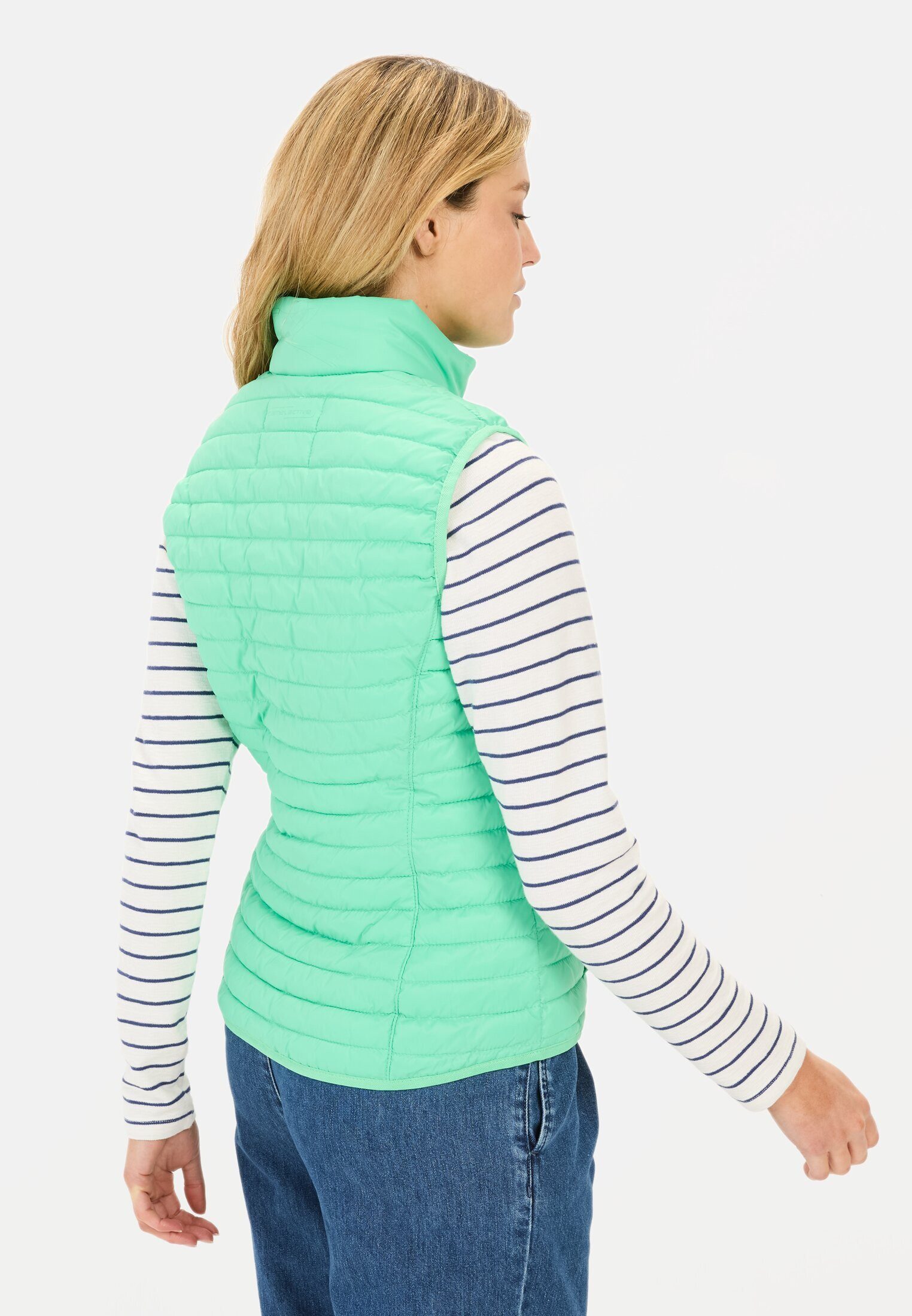 camel active Steppweste mit reflektierenden Details ärmellos Stehkragen mit günstig online kaufen