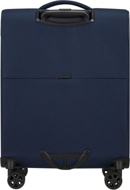 Samsonite Weichgepäck-Trolley Litebeam, midnight blue, 55 cm, 4 Rollen, Handgepäck-Koffer Reisegepäck Reisekoffer TSA-Zahlenschloss