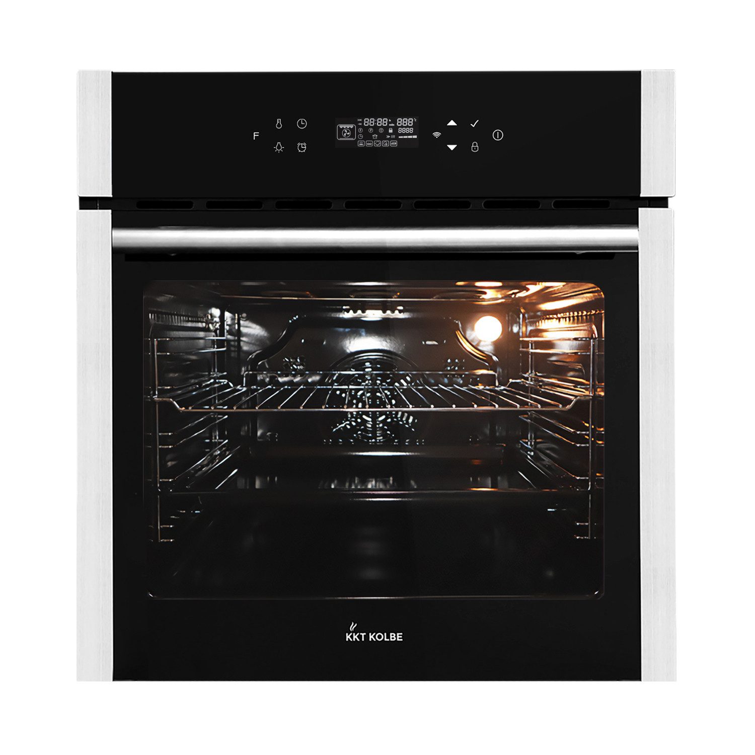 KKT KOLBE Einbaubackofen Backofen Elektroherd EB8313HC, mit Teleskopauszug, DampfClean, 60 cm / Kochmulde / Einbauherd / Heißluft / Grill-/Brat-System / WIFI