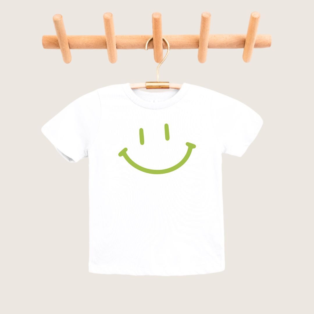 Lounis Print-Shirt Smiley - Kinder T-Shirt - Shirt mit Spruch - Kindermode Baumwolle