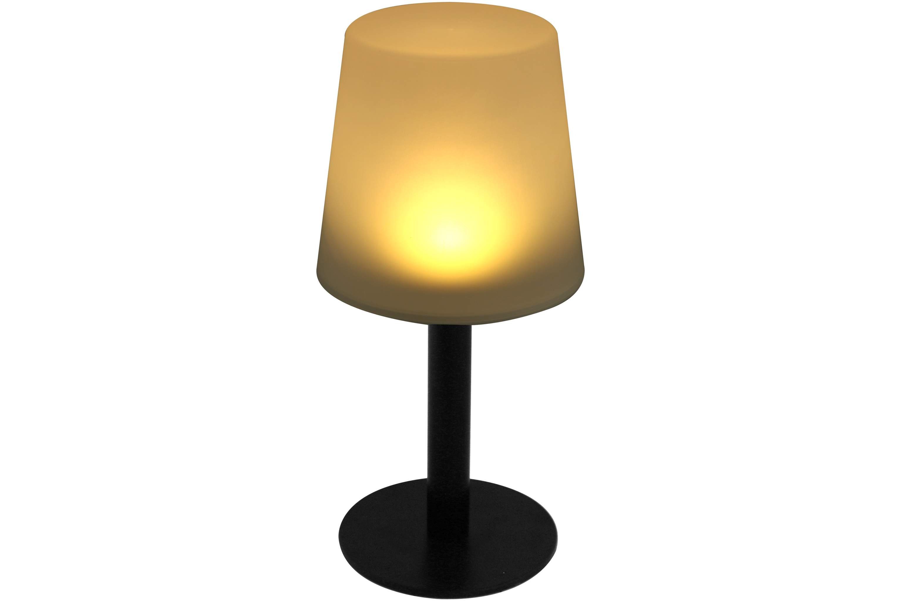 Kynast Garden LED Außen-Tischleuchte Solarleuchte Solar Tisch-Leuchte Lampe, LED fest integriert, warmweiß, mit Dämmerungssensor