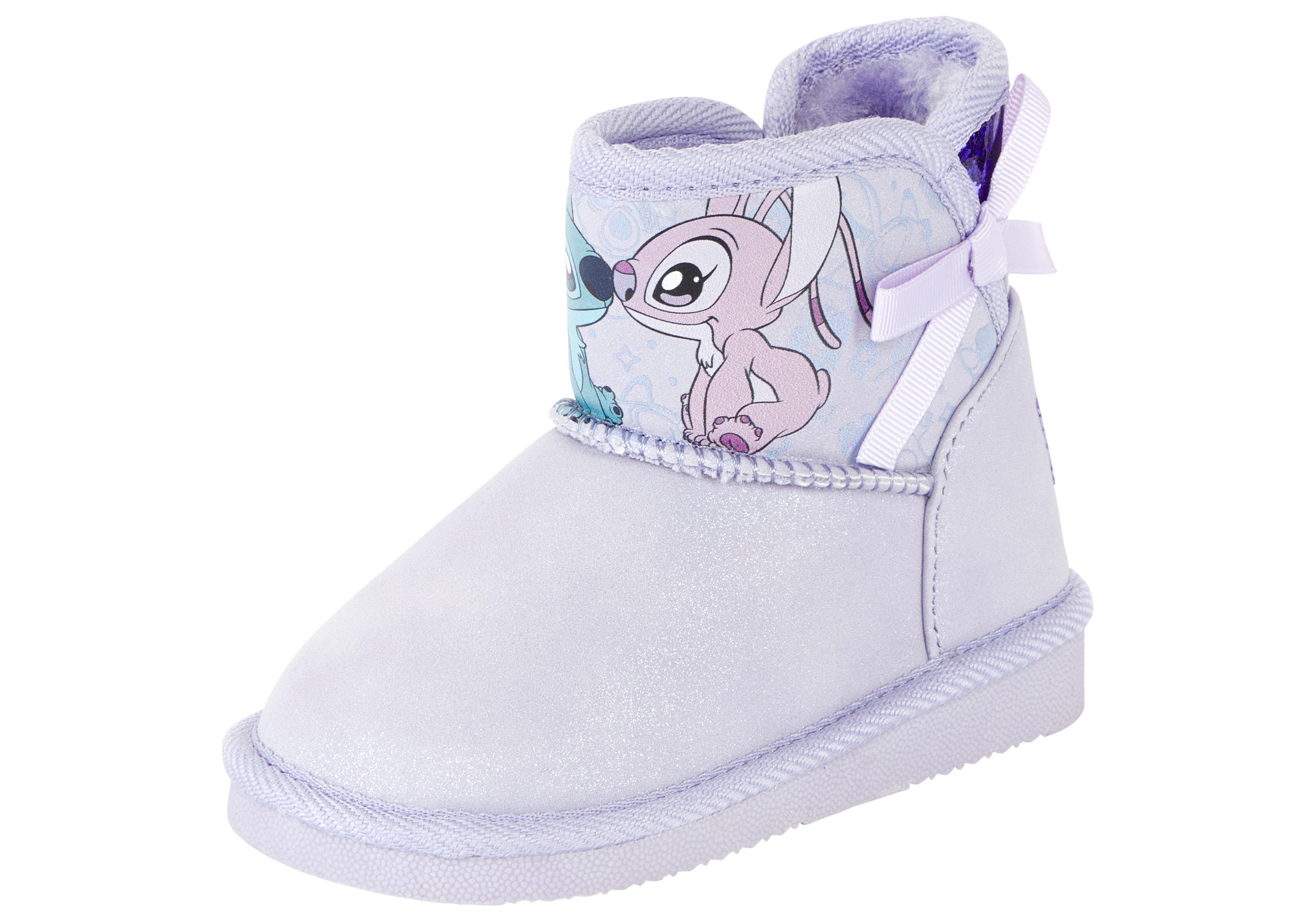 Disney Lilo & Stitch Schlupfboots Winterschuhe, Winterboots, Snowboots, Schlupfstiefel, gefüttert