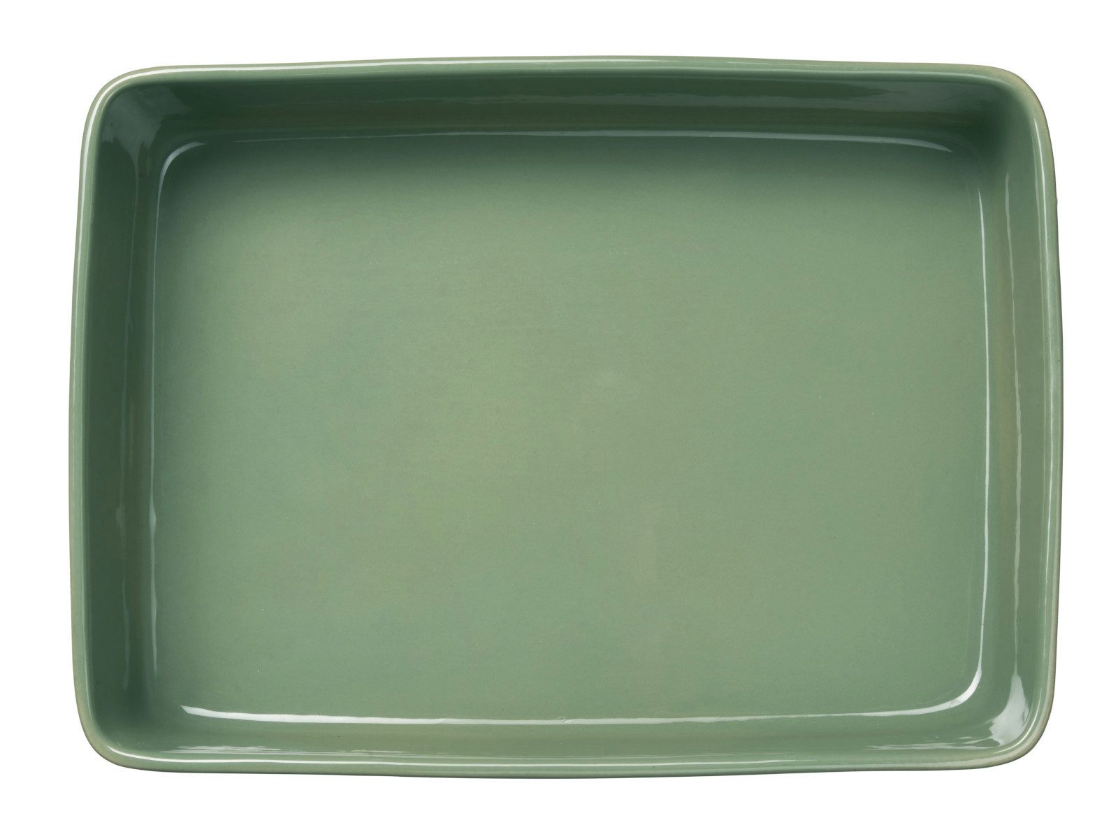 ASA SELECTION Auflaufform Grande Auflaufform rechteckig salbei 36x26x7,5cm, Steinzeug, Küche, Kochen, Backen