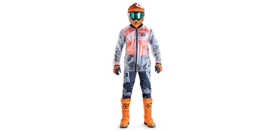 Acerbis Regenjacke Pro Transparent 3.0 Regenjacke wasserdicht
