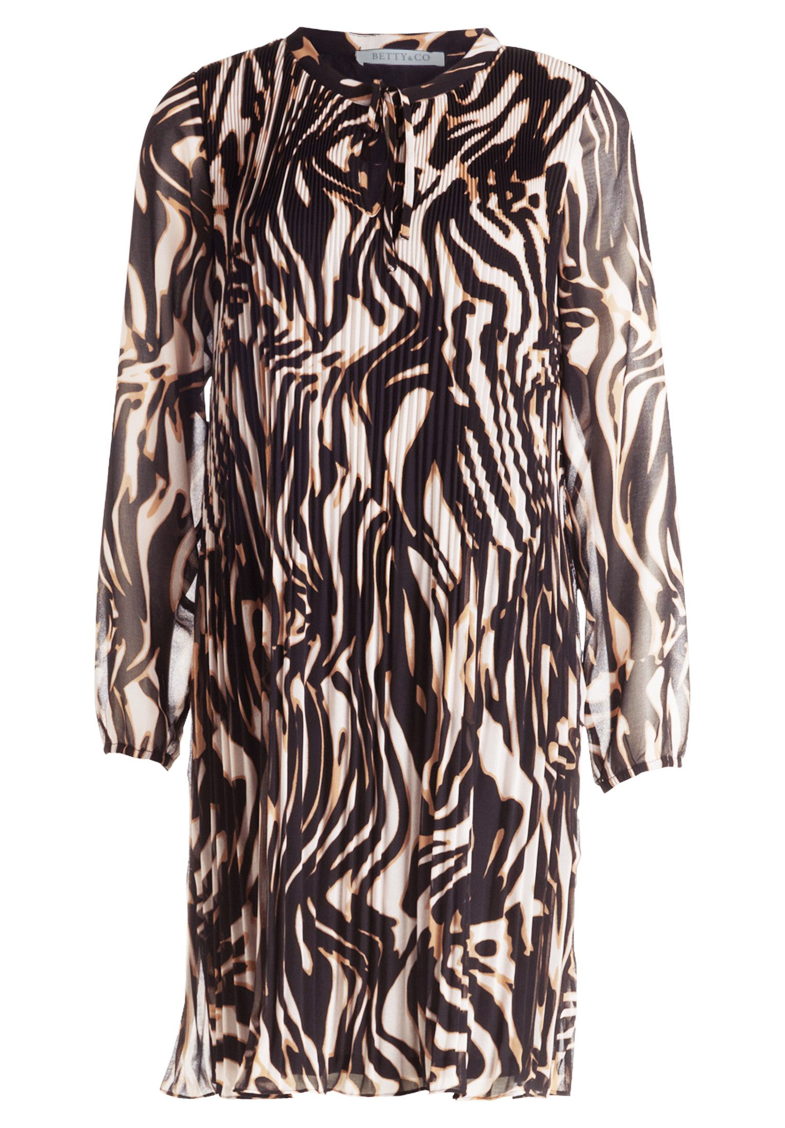 Betty&Co Plisseekleid Damen Plisseekleid langarm günstig online kaufen