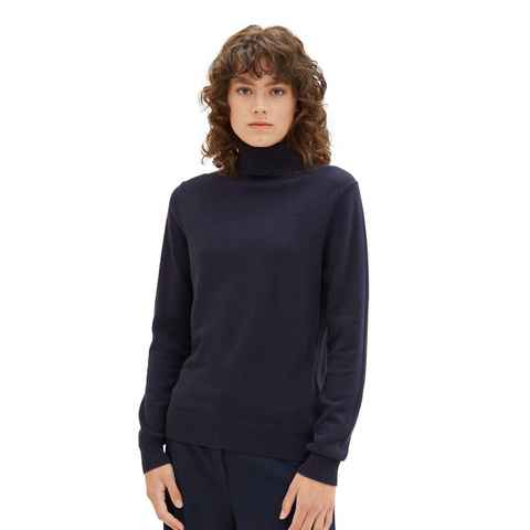 TOM TAILOR Rollkragenpullover mit softem Feinstrick