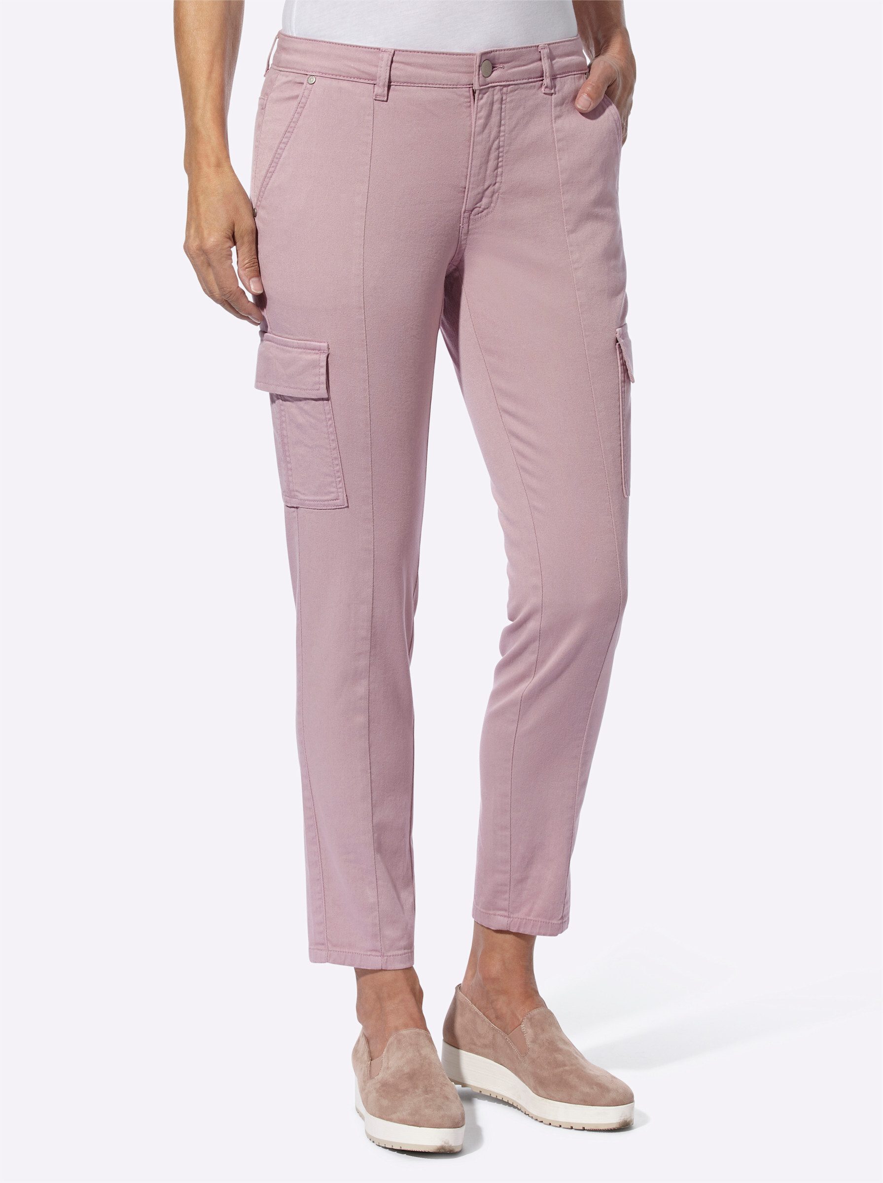 Bequeme Jeans Hose leicht vertieft