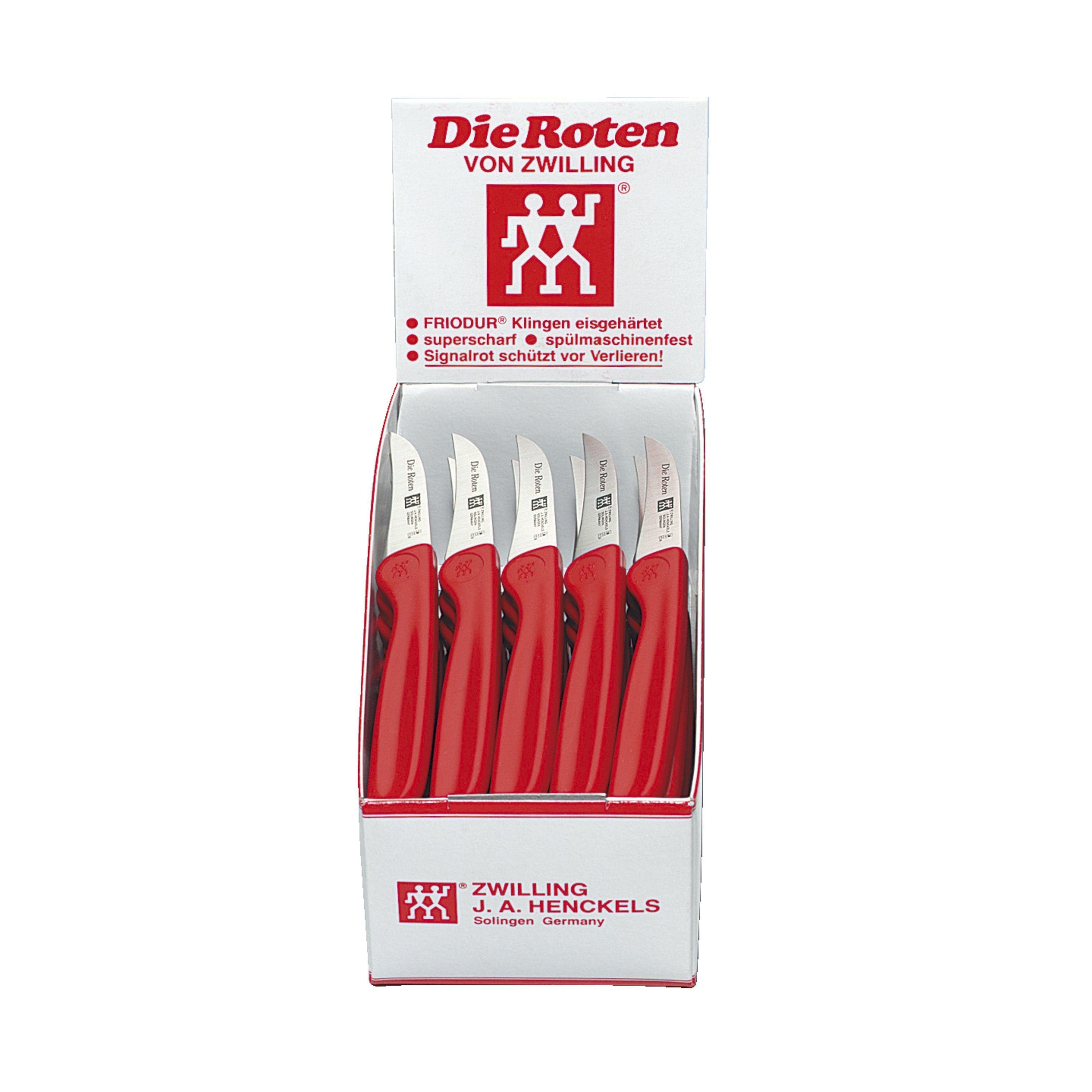 Zwilling Besteck-Set Schälmesser ZWILLING TWIN GOURMET LBH 16x2x1 cm rot