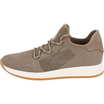 La Strada Damen Schuhe Halbschuhe Schnürer 1904006-4503 Knitted Grey Sneaker