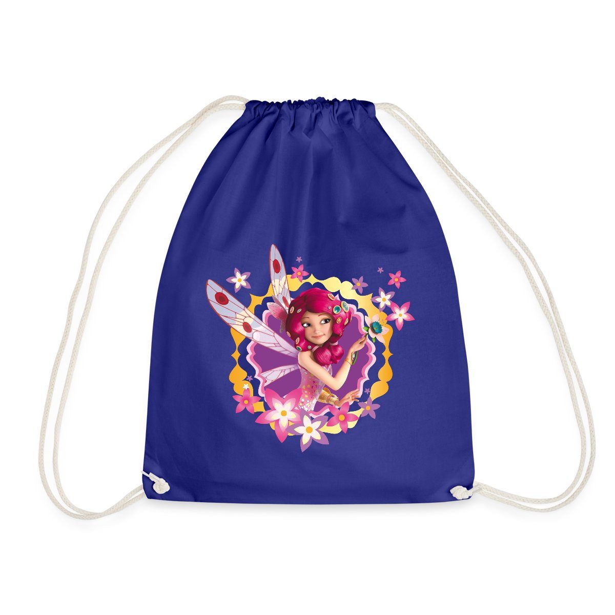 Spreadshirt Turnbeutel Mia and Me Blumen Und Die Elfe Mia Turnbeutel (1-tlg)
