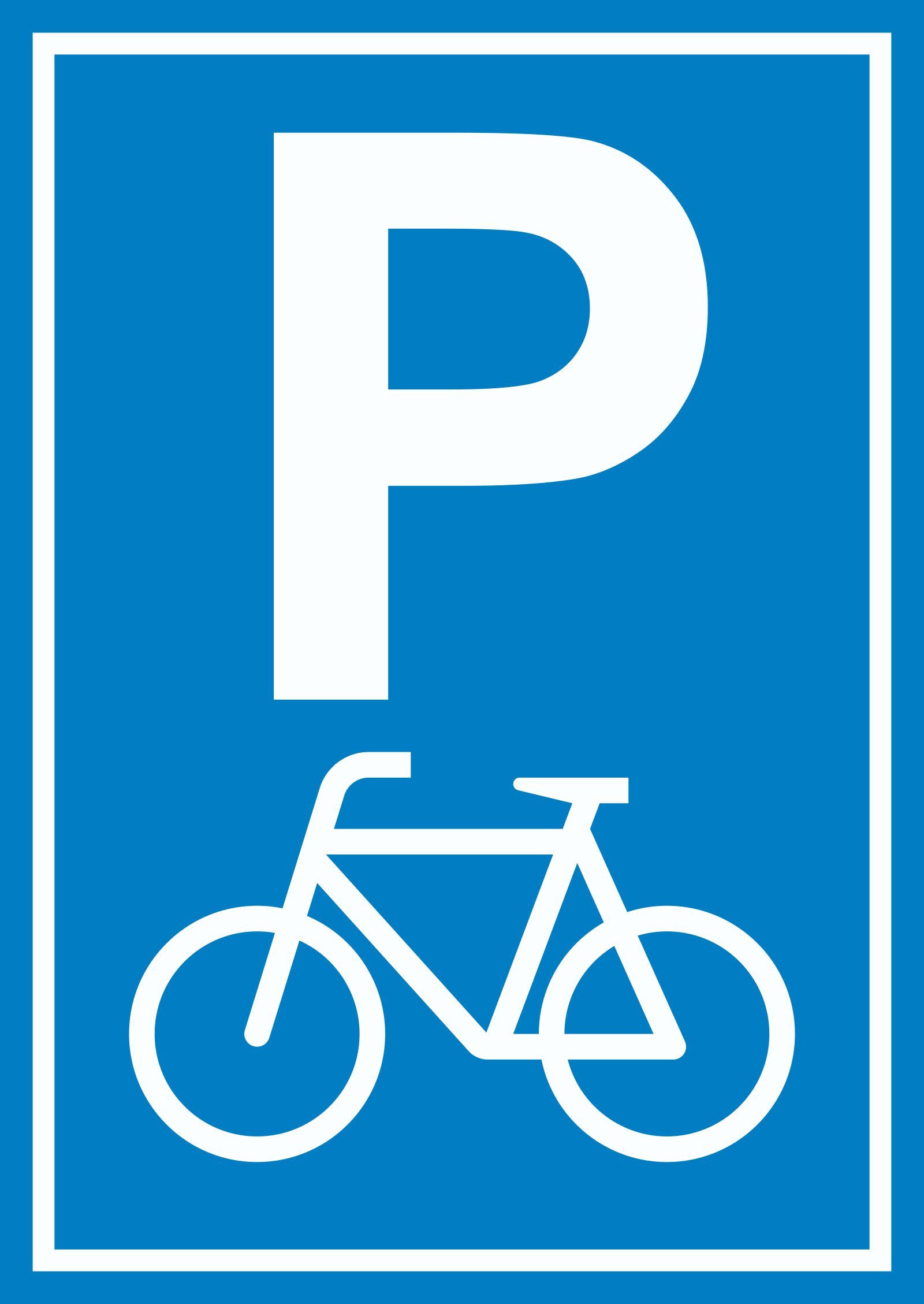 HB-Druck Hinweisschild Fahrrad Parkplatz Räder Abstellplatz Schild, wetterfest, stabil, UV-beständig, kratzfest