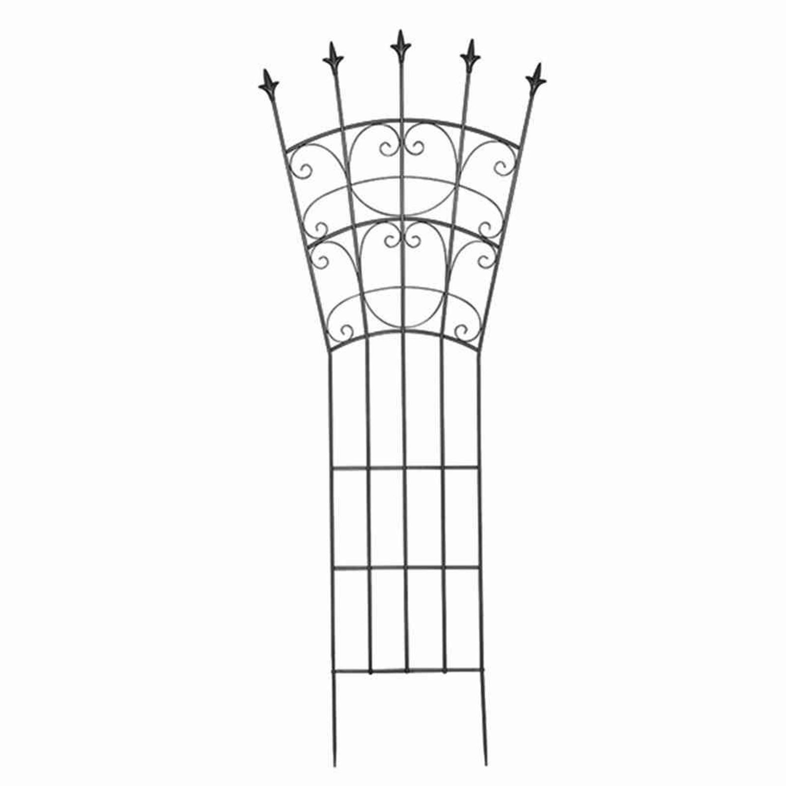 Siena Garden Rankgitter Rankgitter, Metall anthrazit, unterverzinkt 60 x 156 cm