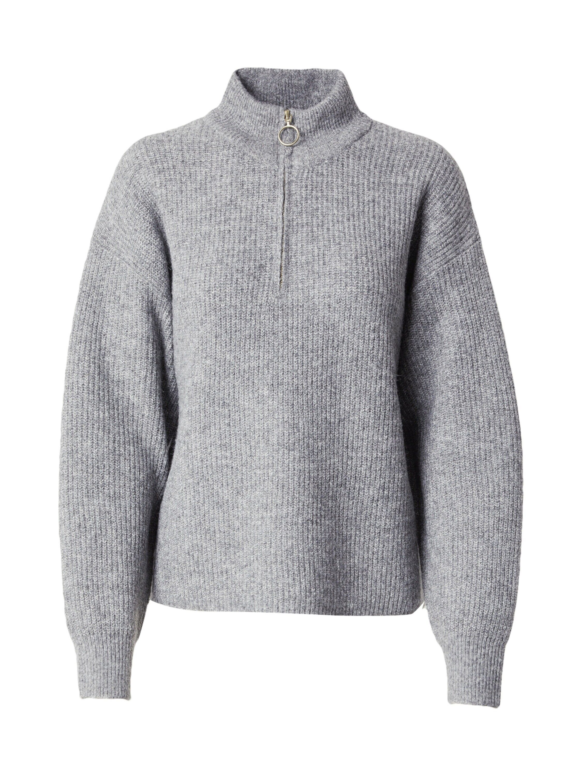 Strickpullover ONLTOKYO SOLID L/S ZIP PULLOVER KNT NOOS