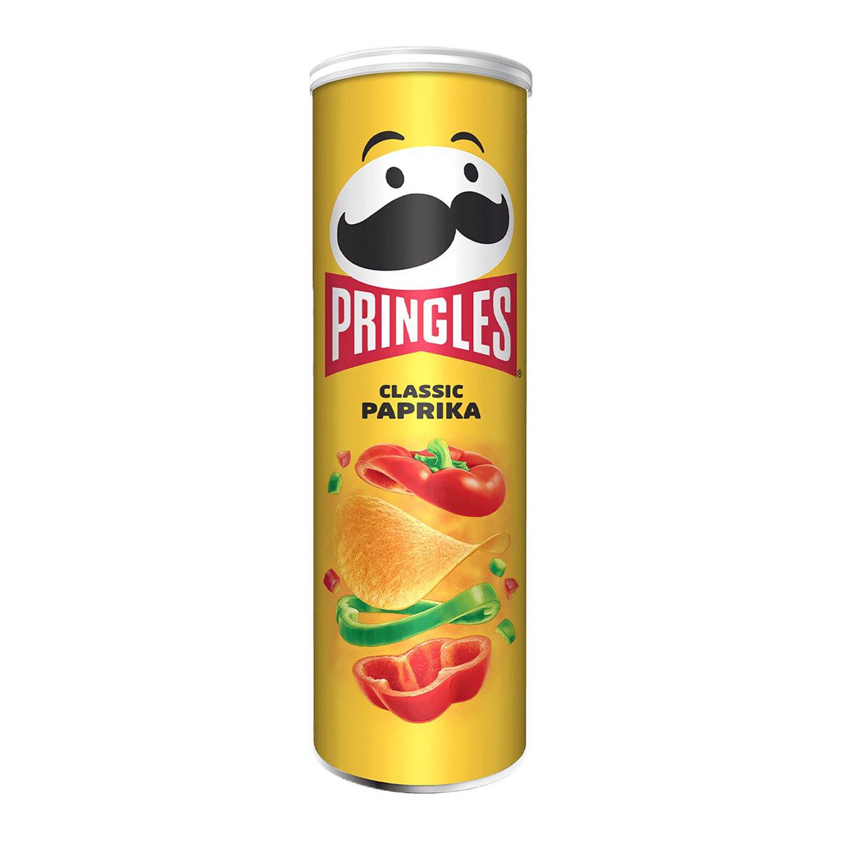 Pringles Knabberei, Pringles Classic Paprika Stapelchips lecker würziger Geschmack 165g