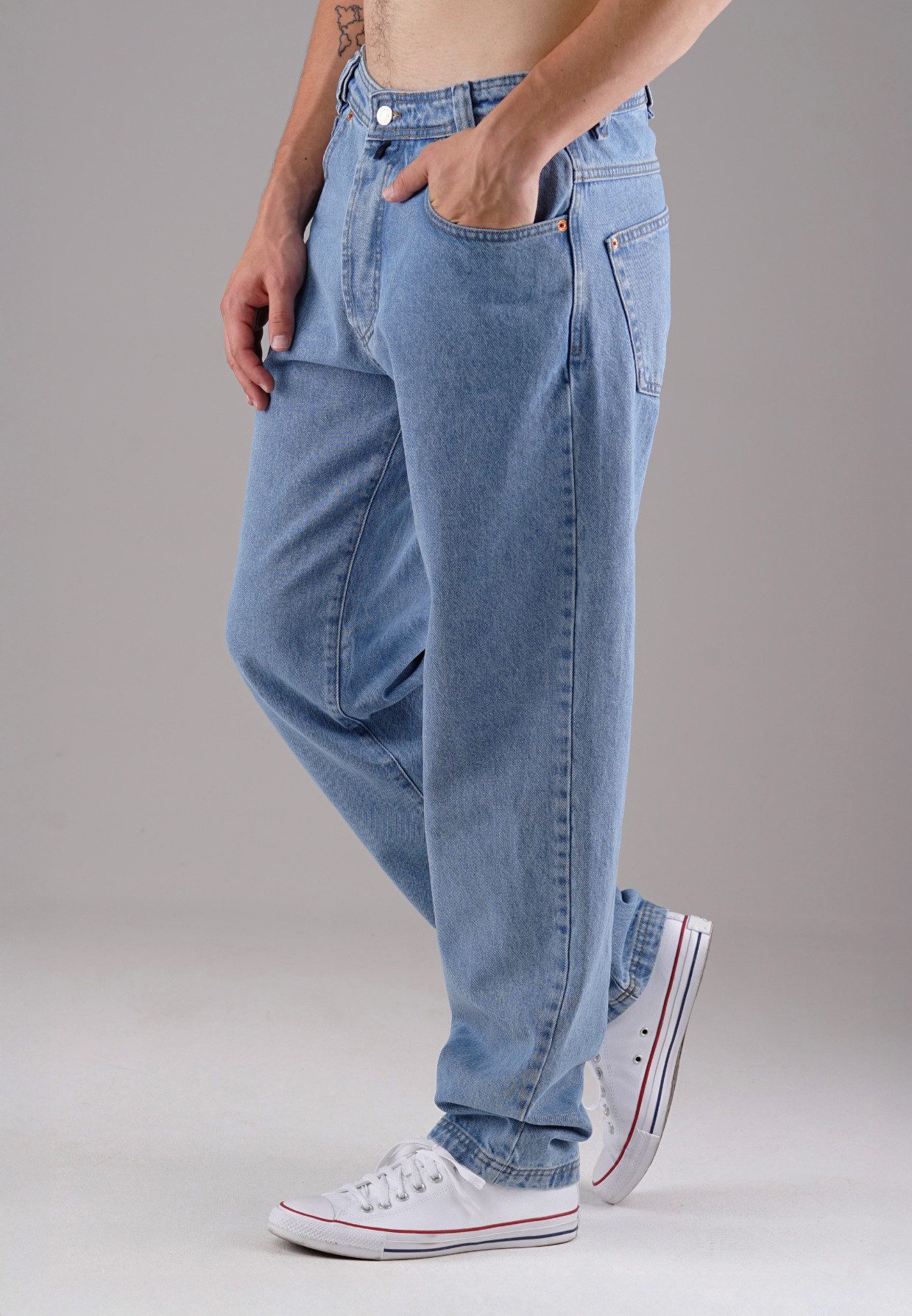 PICALDI Jeans 5-Pocket-Jeans Relax Fit Zicco 472 Stone - Indigo Blue (1-tlg) Relaxed Karottenschnitt