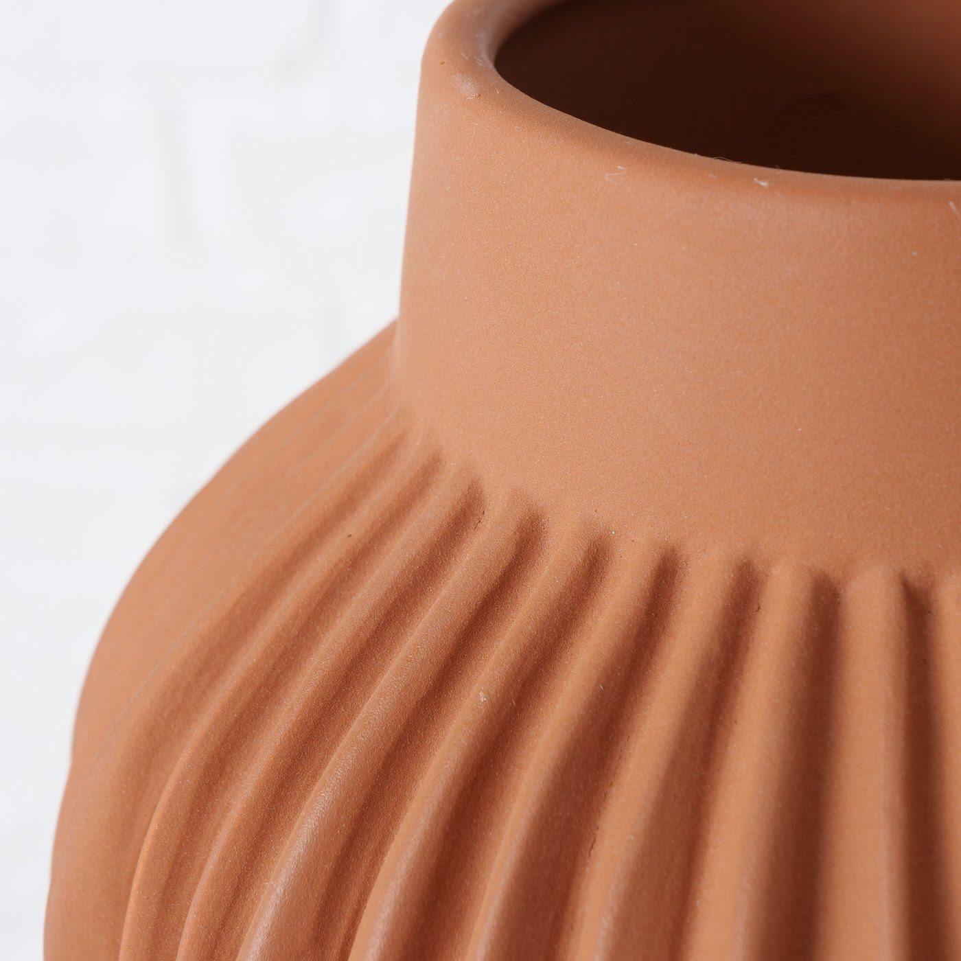 in "Altena" BOLTZE 2er Vase orange, Dekovase Keramik Set aus (Dolomit)